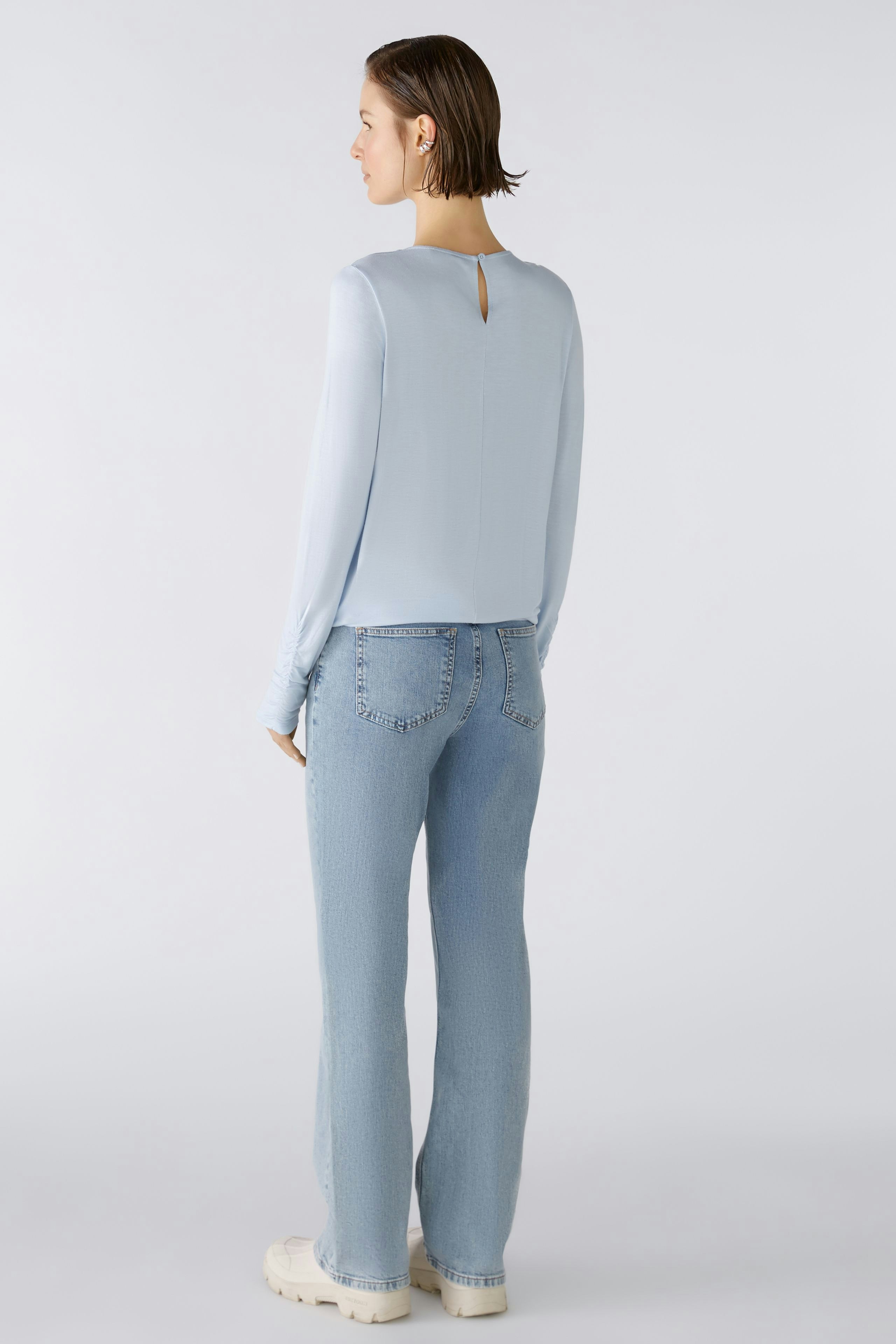 Bild 3 von Blusenshirt - light blue in light blue | Oui