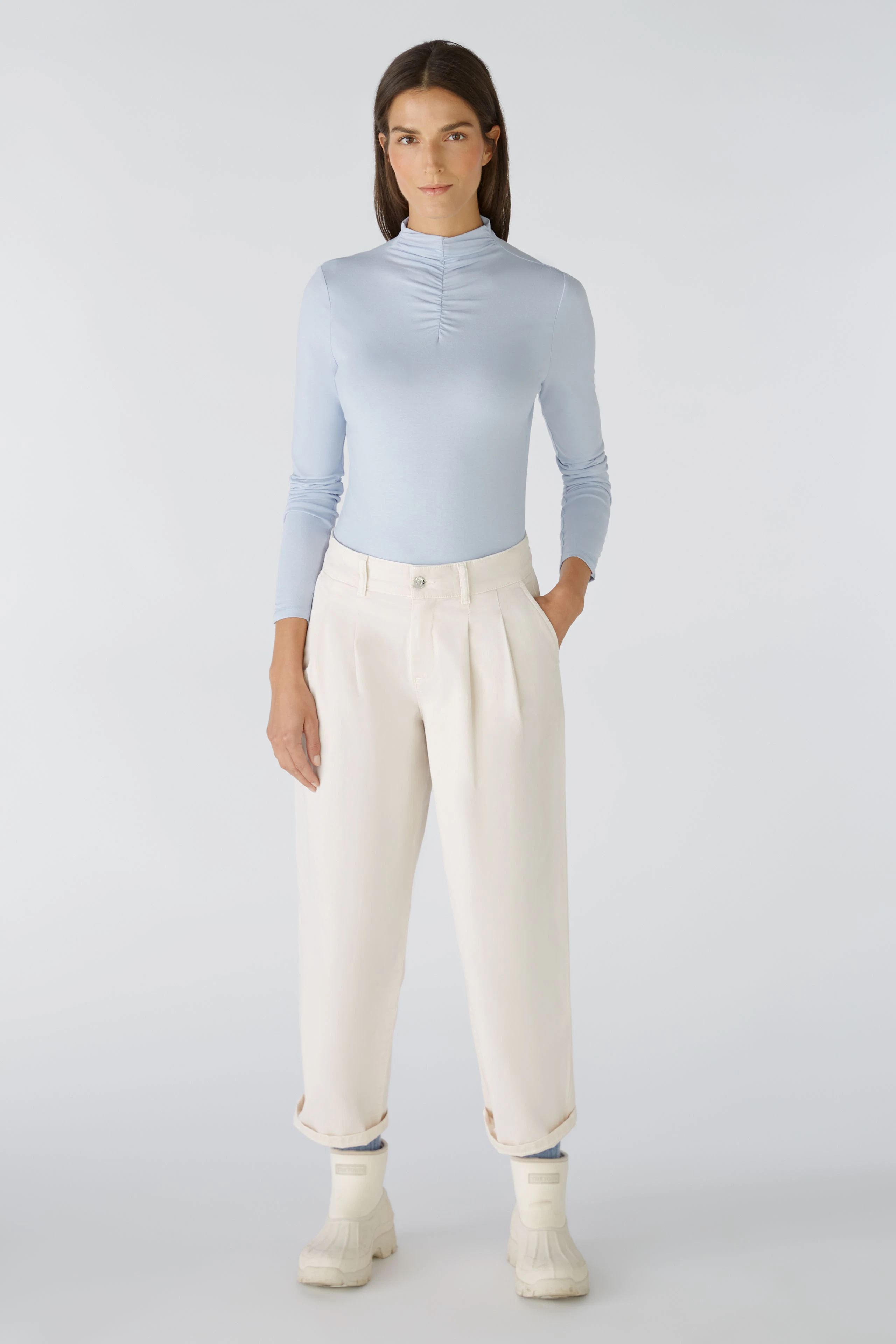 Bild 2 von Langarmshirt - light blue in light blue | Oui