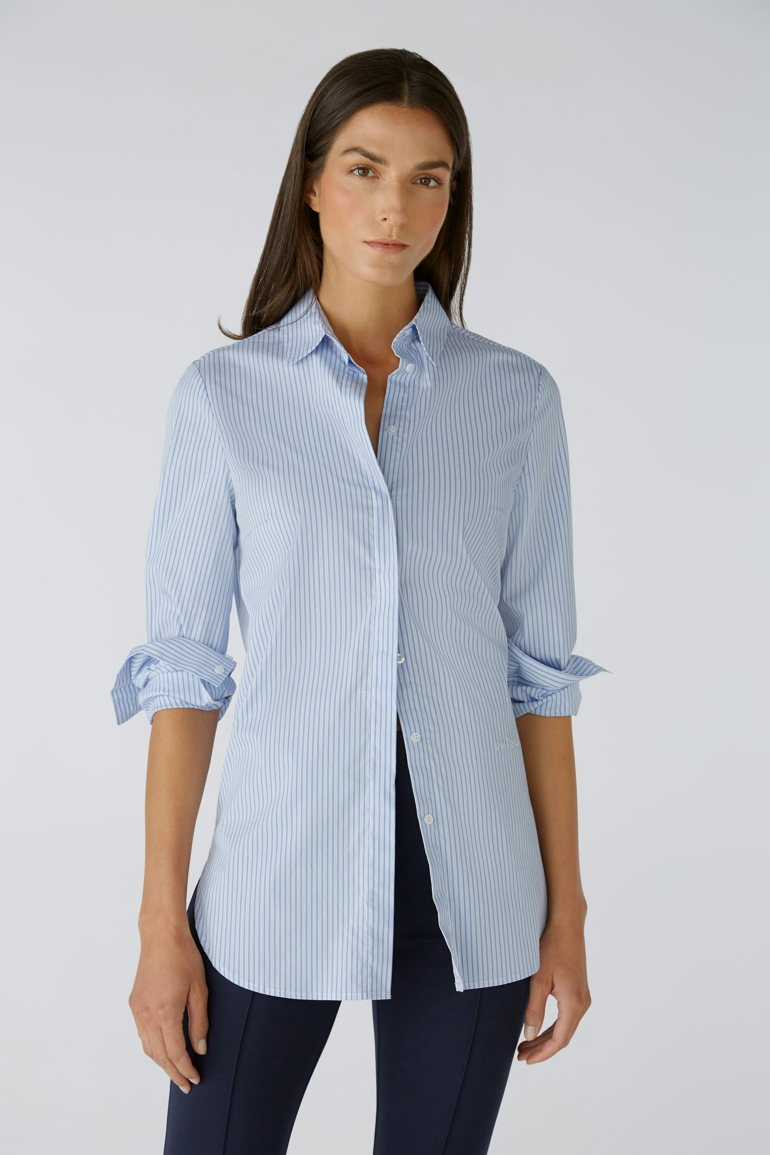 Bild 2 von Shirt blouse - blue white in blue white | Oui