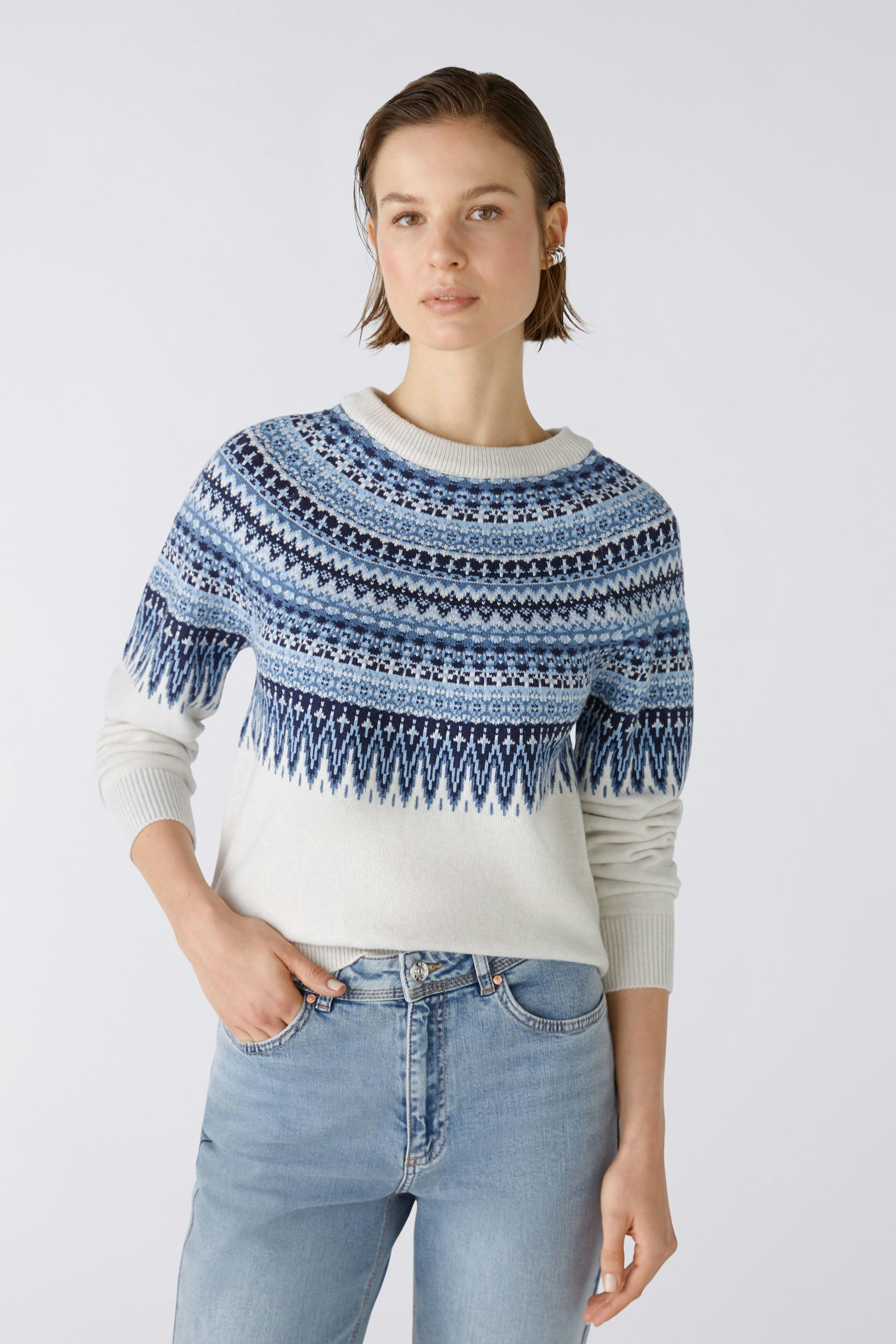 Bild 2 von Raglanpullover - light grey blue in light grey blue | Oui