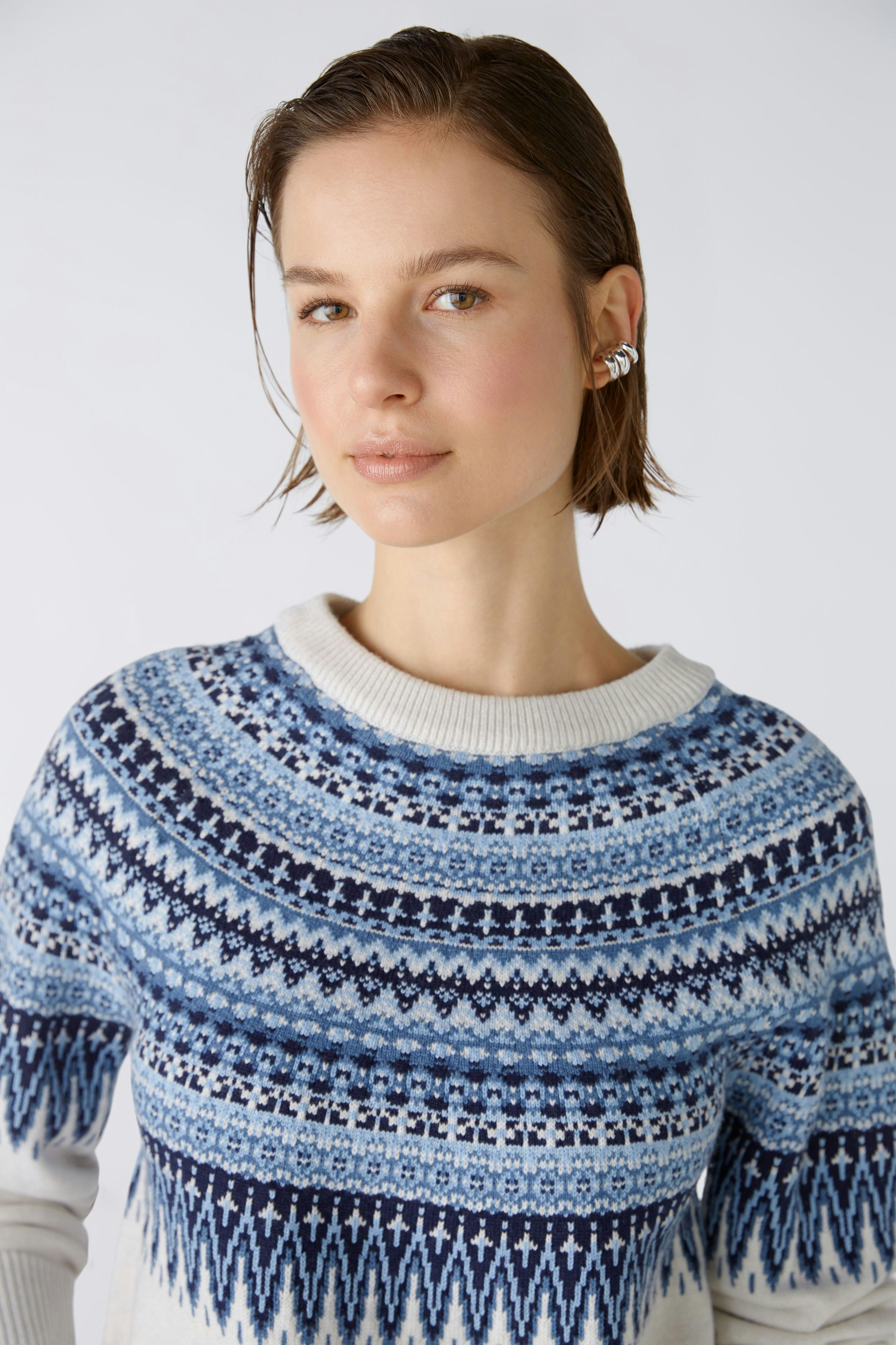 Bild 4 von Raglanpullover - light grey blue in light grey blue | Oui