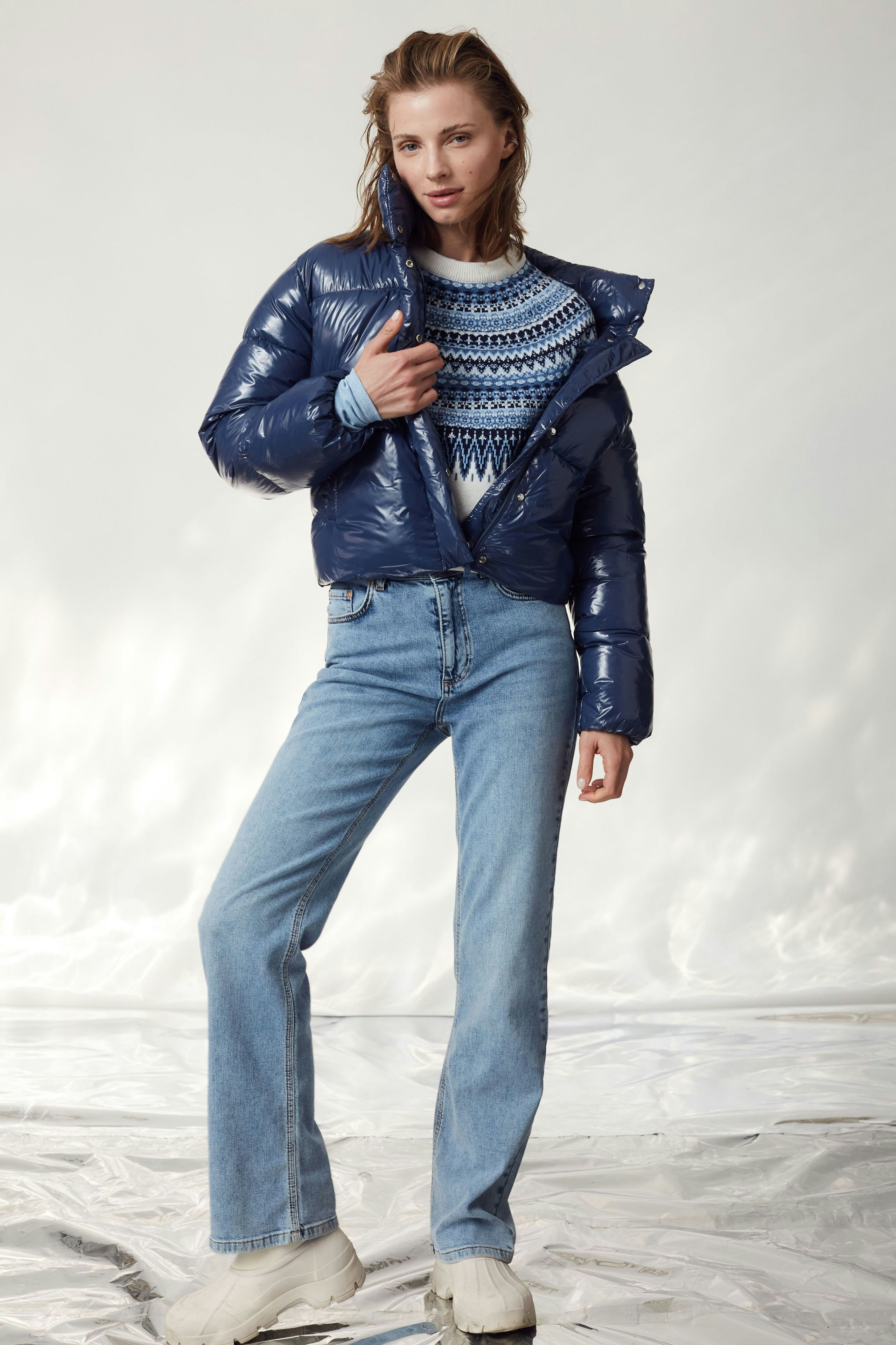 Bild 6 von Raglanpullover - light grey blue in light grey blue | Oui