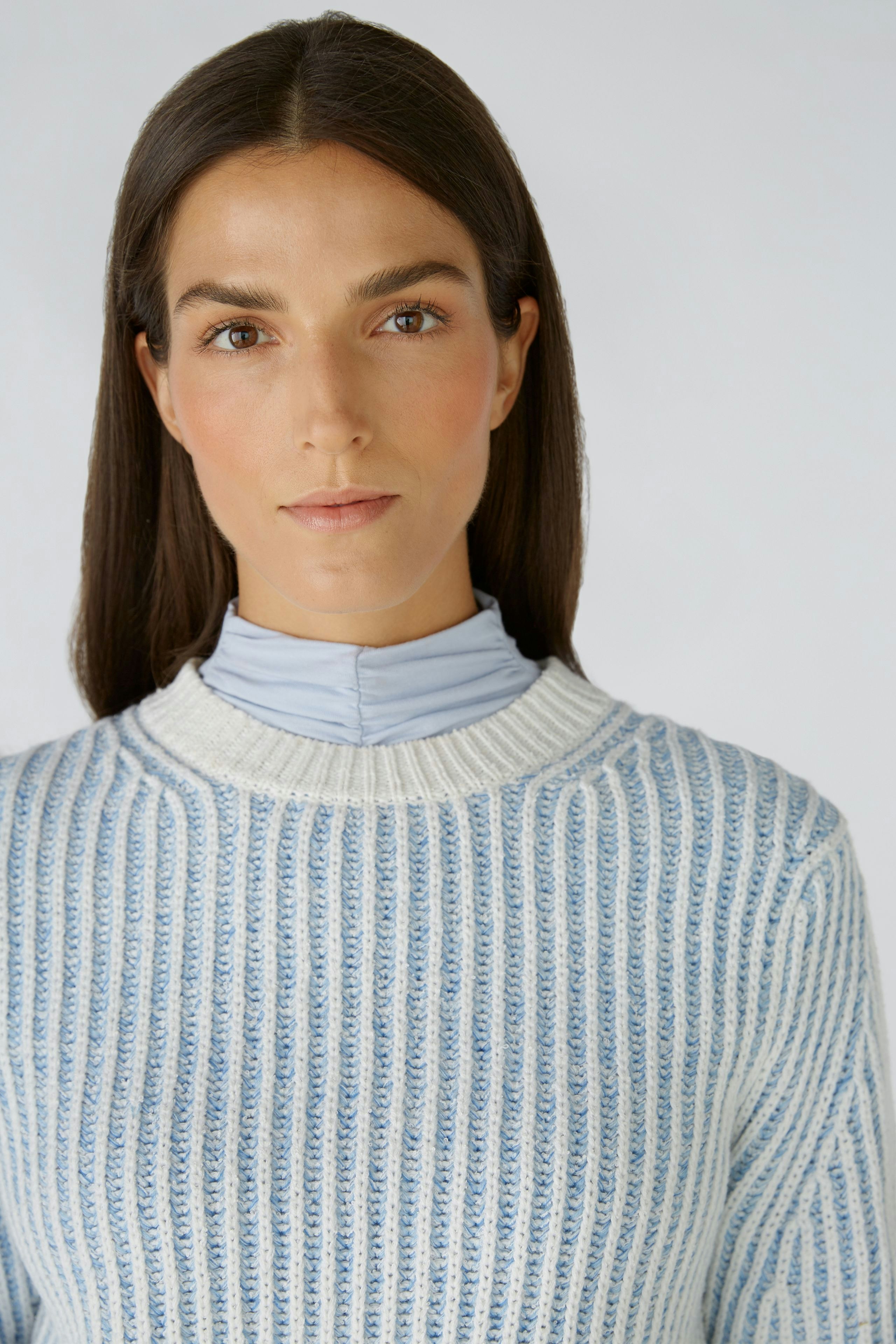 Bild 4 von Pullover - offwhite blue in offwhite blue | Oui