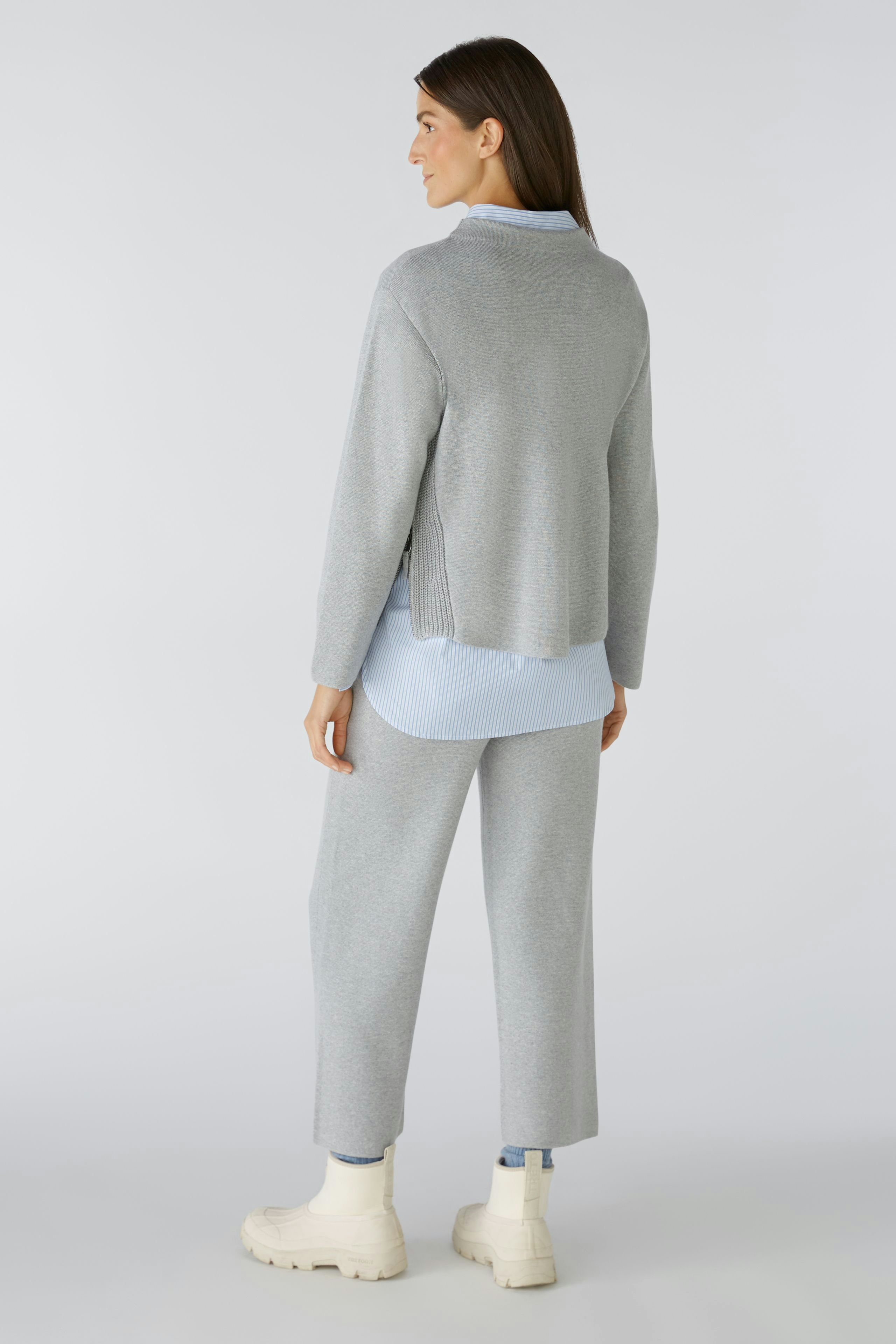Bild 3 von Pullover - light grey in light grey | Oui