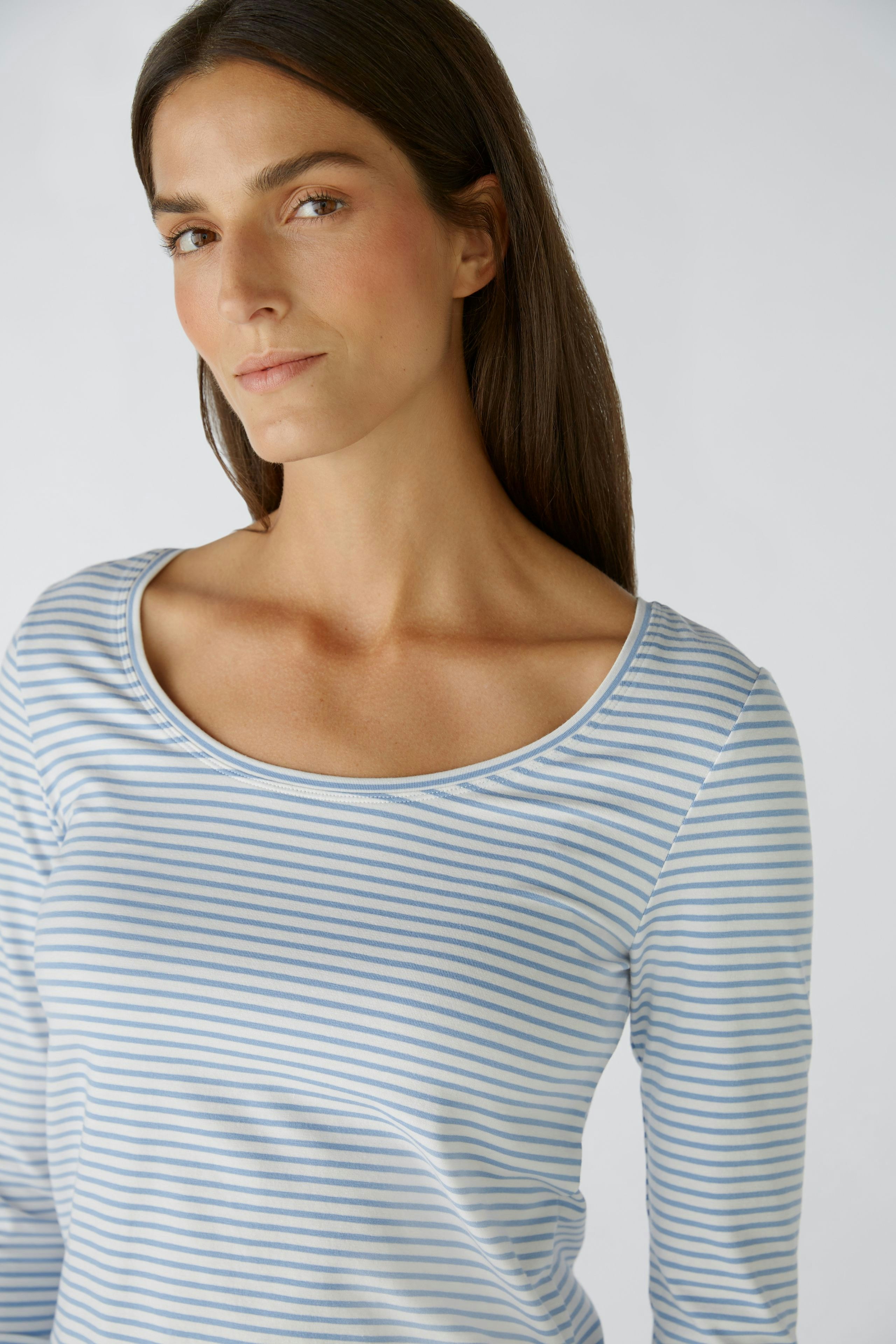 Bild 4 von Langarmshirt - white blue in white blue | Oui