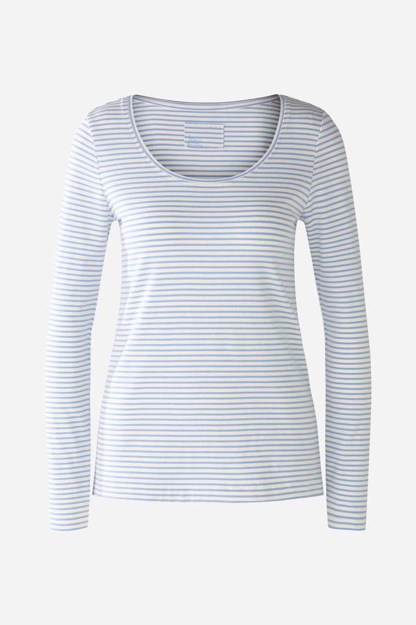 Bild 6 von Langarmshirt - white blue in white blue | Oui