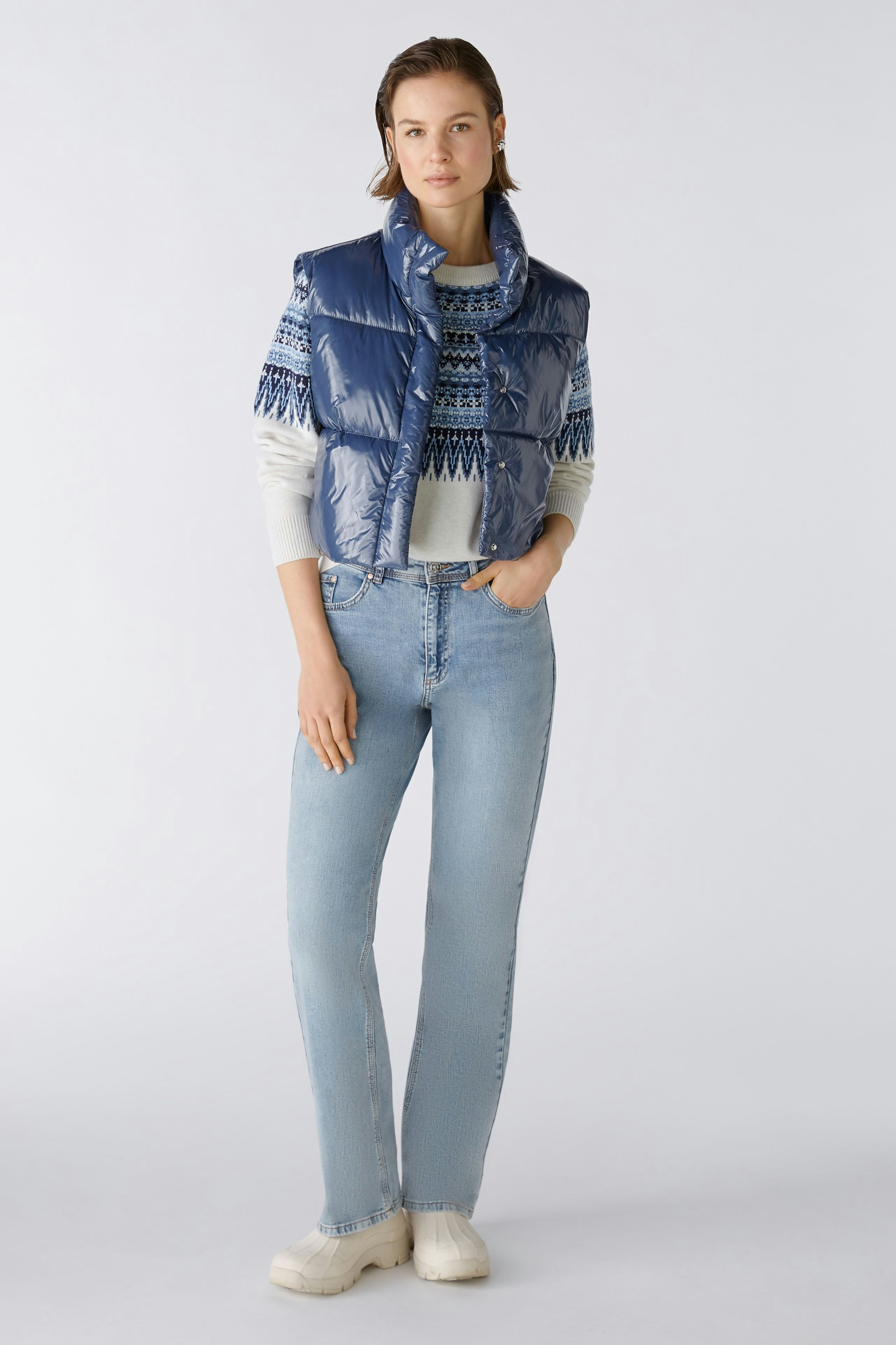 Bild 6 von Weste - vintage indigo in vintage indigo | Oui