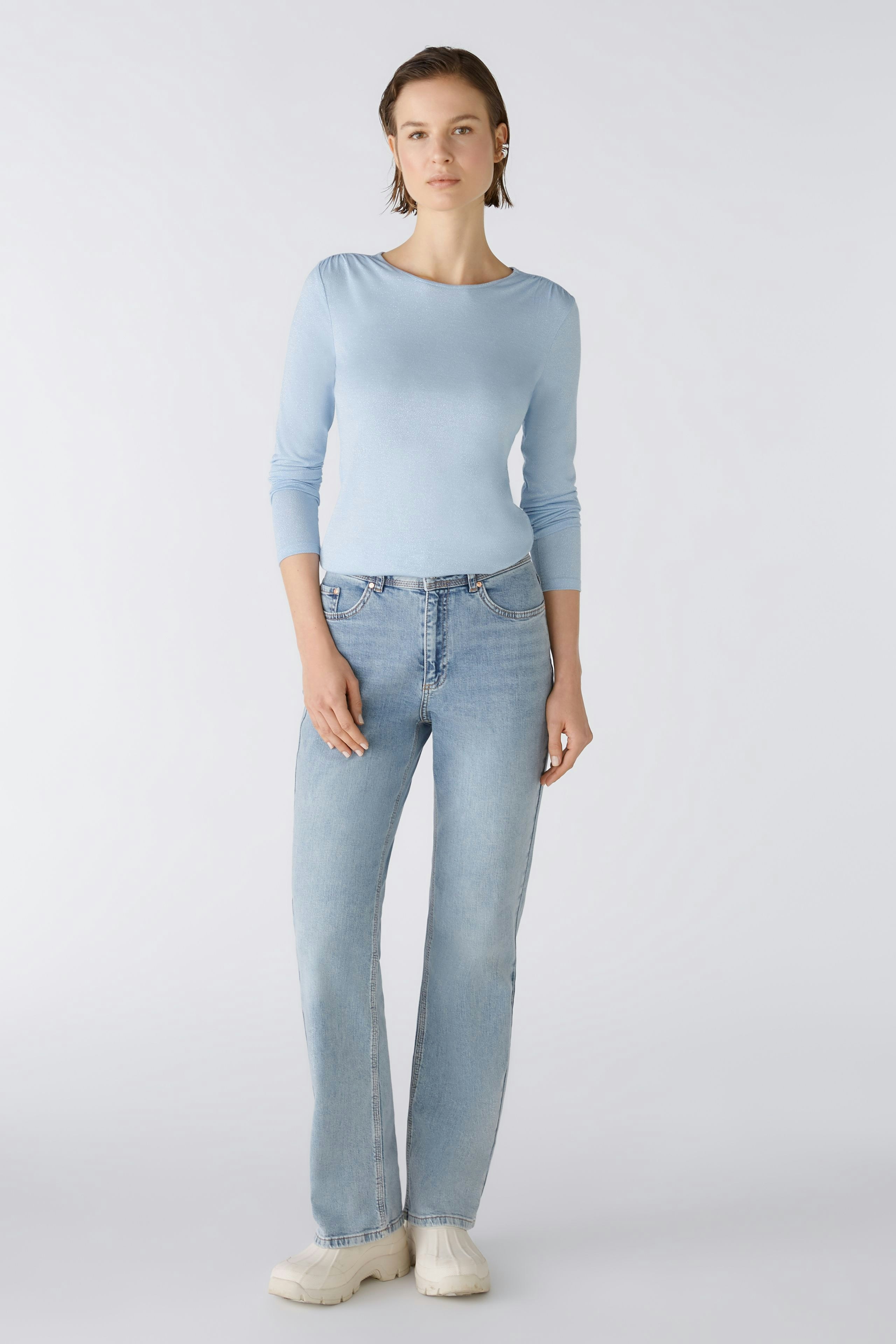 Bild 2 von Long-sleeved shirt - sky blue in sky blue | Oui