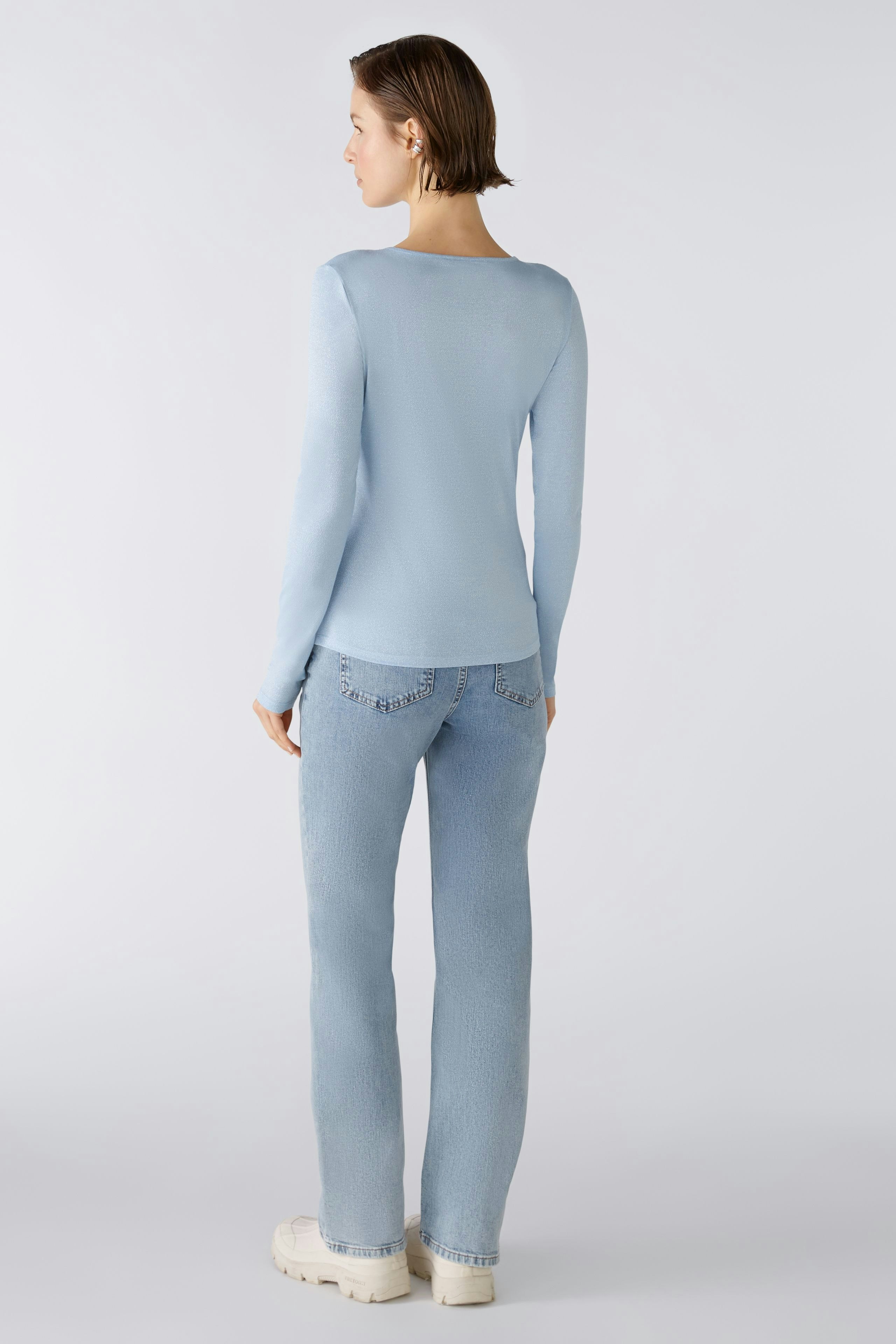 Bild 4 von Long-sleeved shirt - sky blue in sky blue | Oui