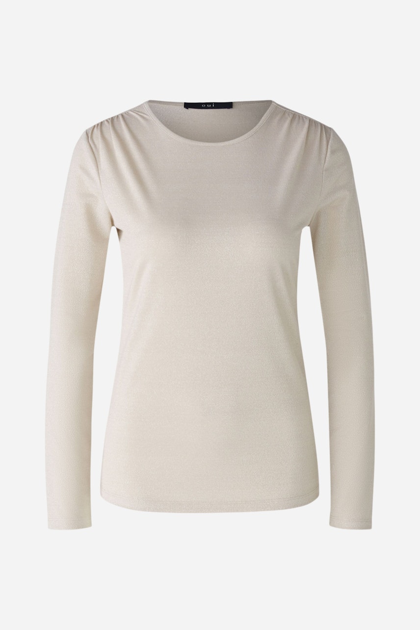 Bild 5 von Long-sleeved shirt - light beige mel in light beige mel | Oui