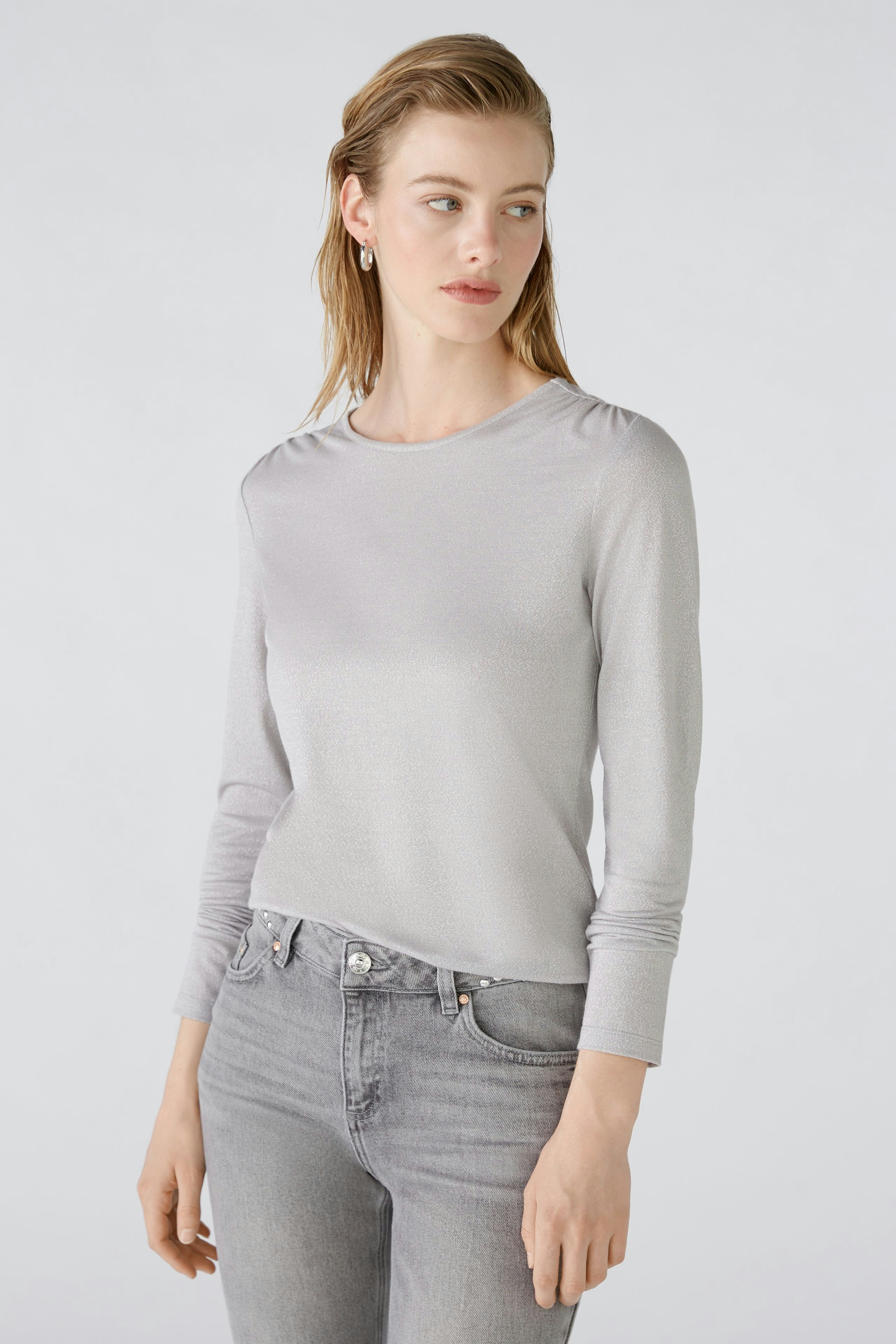 Bild 1 von Langarmshirt - light grey in light grey | Oui