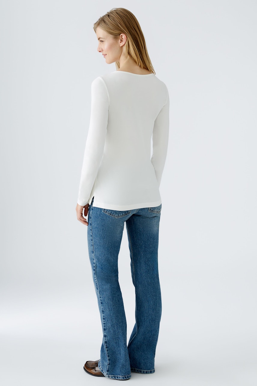 Bild 3 von Long-sleeved shirt - cloud dancer in cloud dancer | Oui