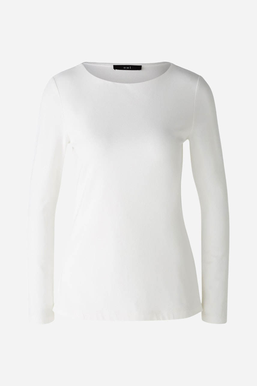 Bild 5 von Long-sleeved shirt - cloud dancer in cloud dancer | Oui