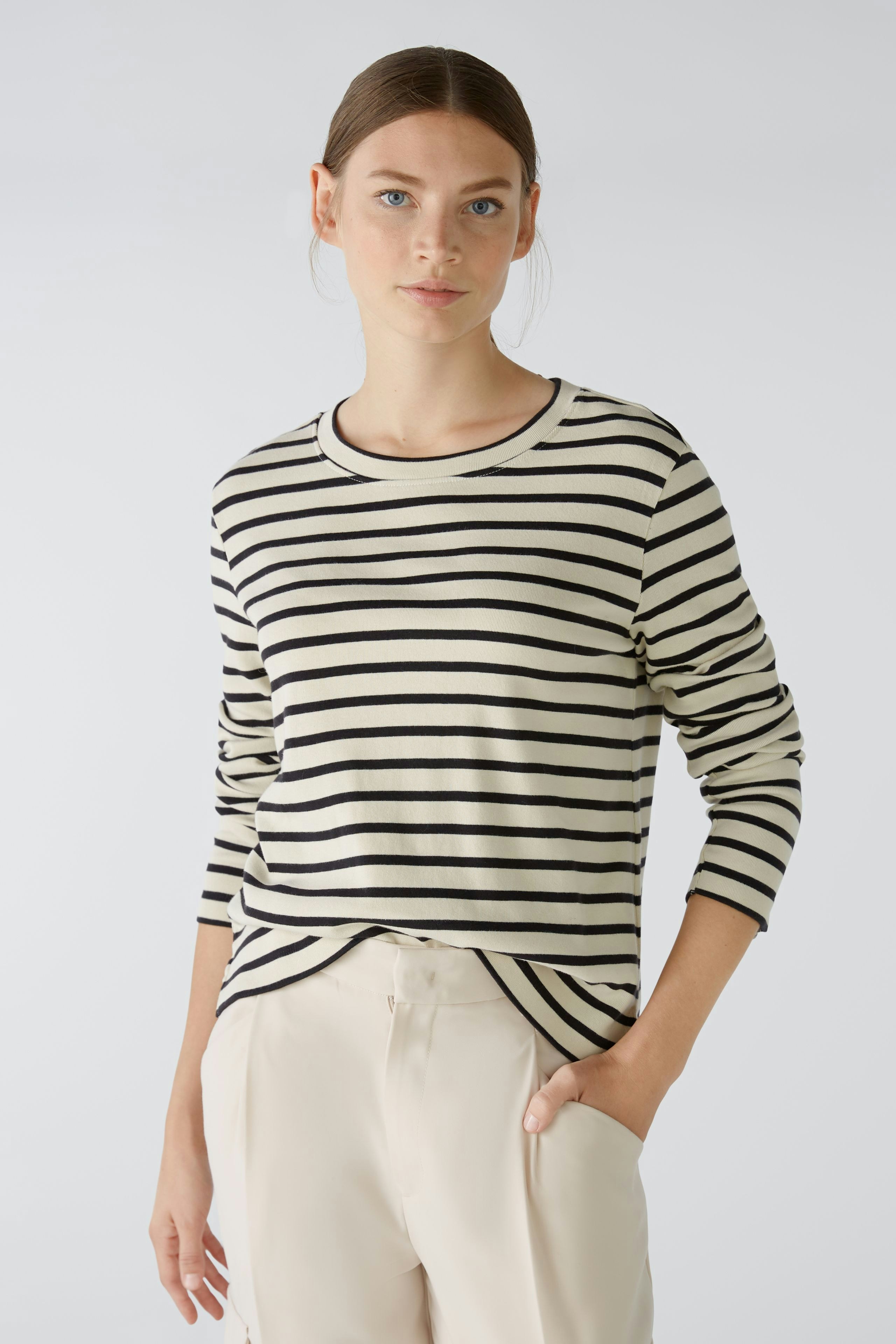 Bild 2 von Langarmshirt - white black in white black | Oui