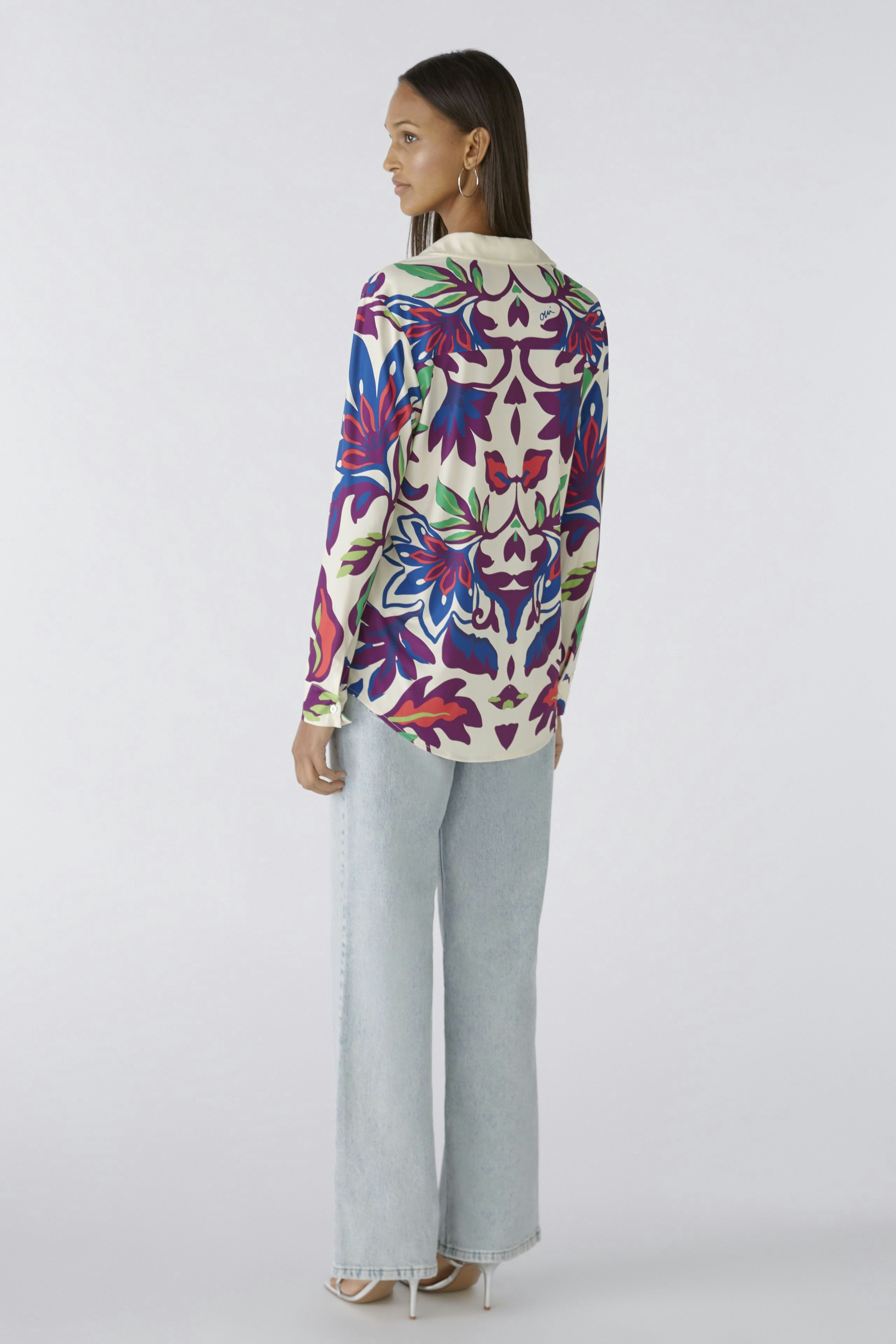 Bild 3 von Blouse - white violett in white violett | Oui