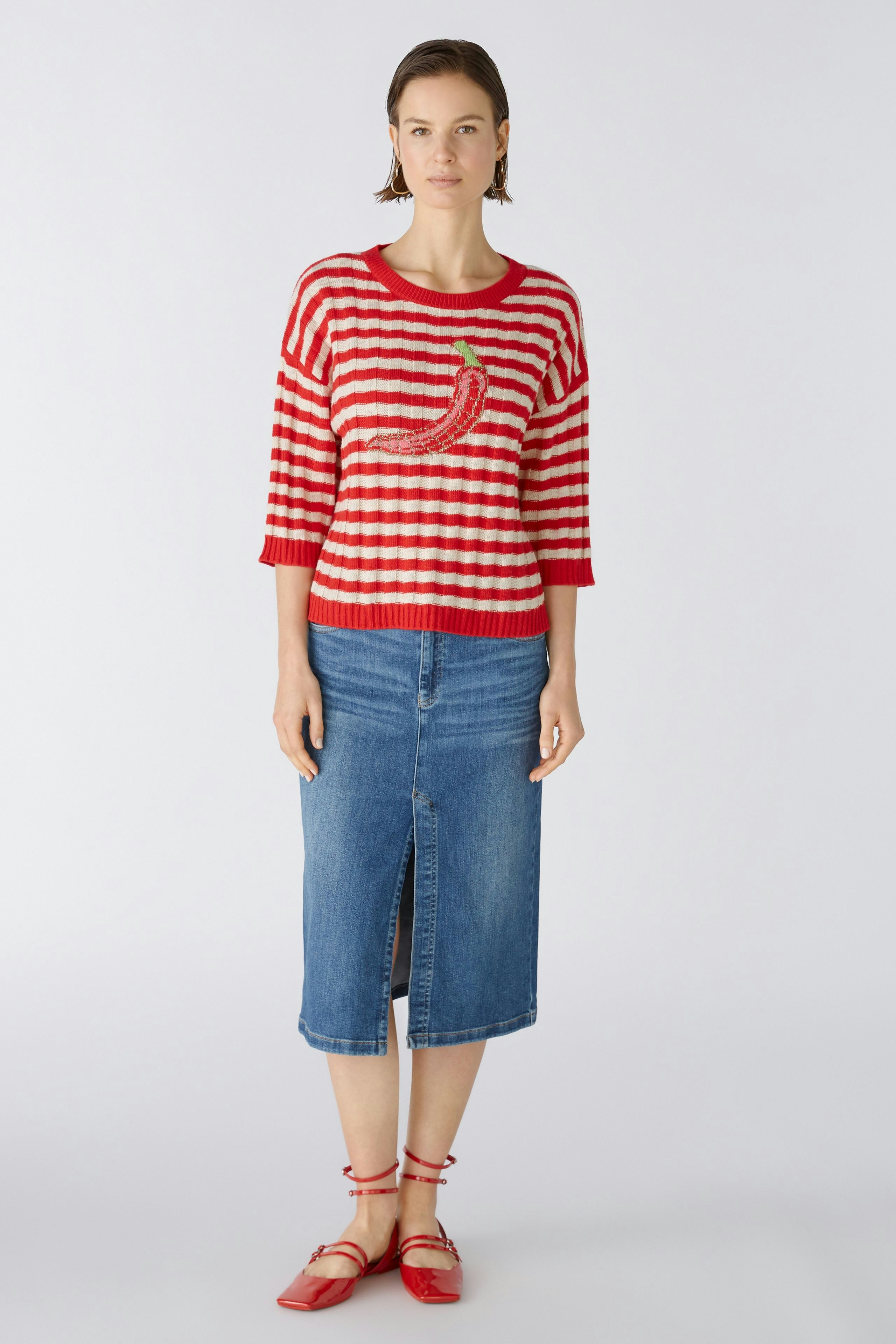 Bild 2 von Pullover - red stone in red stone | Oui