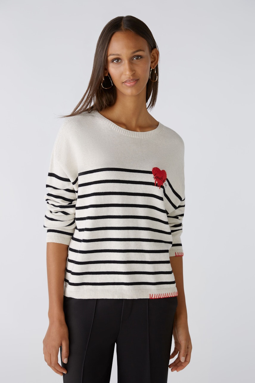 Bild 2 von Pullover - offwhite black in offwhite black | Oui