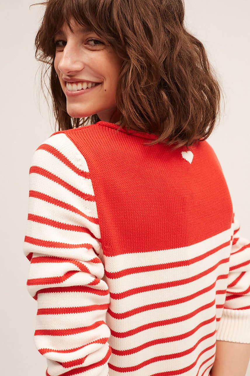 Bild 7 von Pullover - white red in white red | Oui