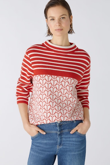 Bild 5 von Pullover - offwhite red in offwhite red | Oui