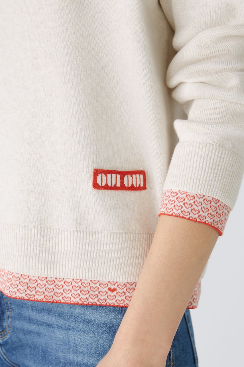 Bild 5 von Pullover - white red in white red | Oui