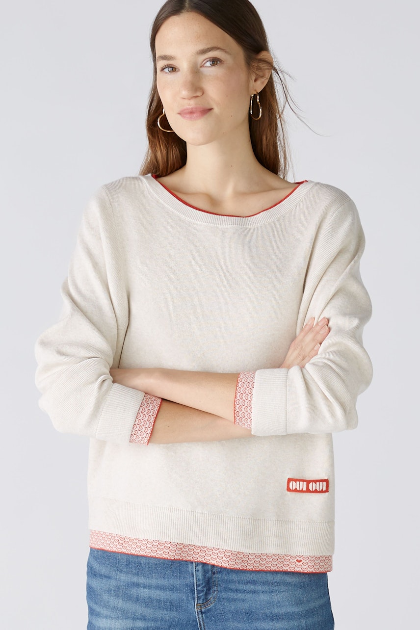 Bild 6 von Pullover - white red in white red | Oui