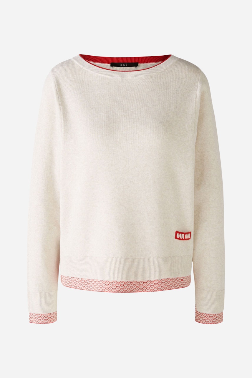 Bild 7 von Pullover - white red in white red | Oui