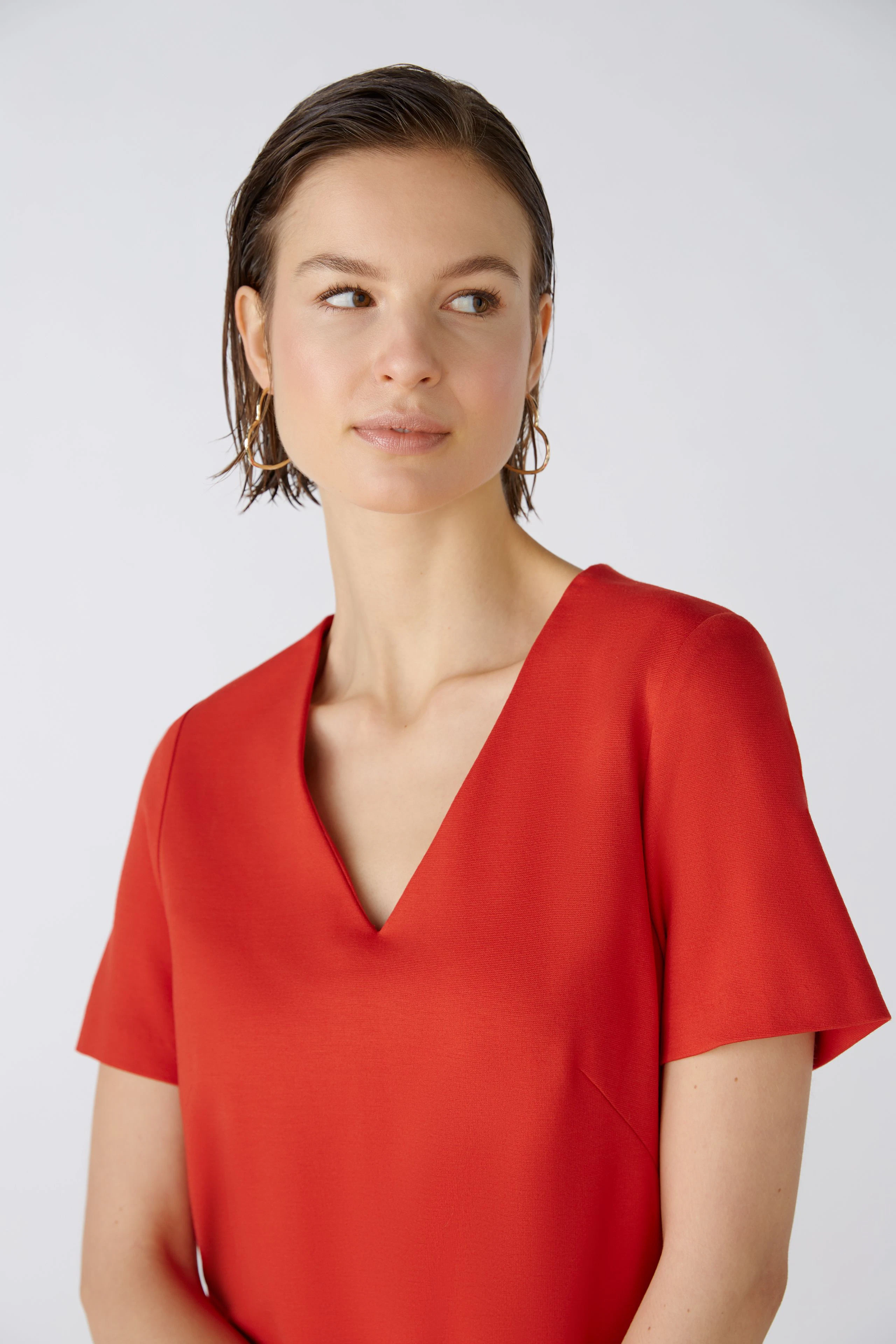 Image 4 of Jersey dress - aura orange in aura orange | Oui