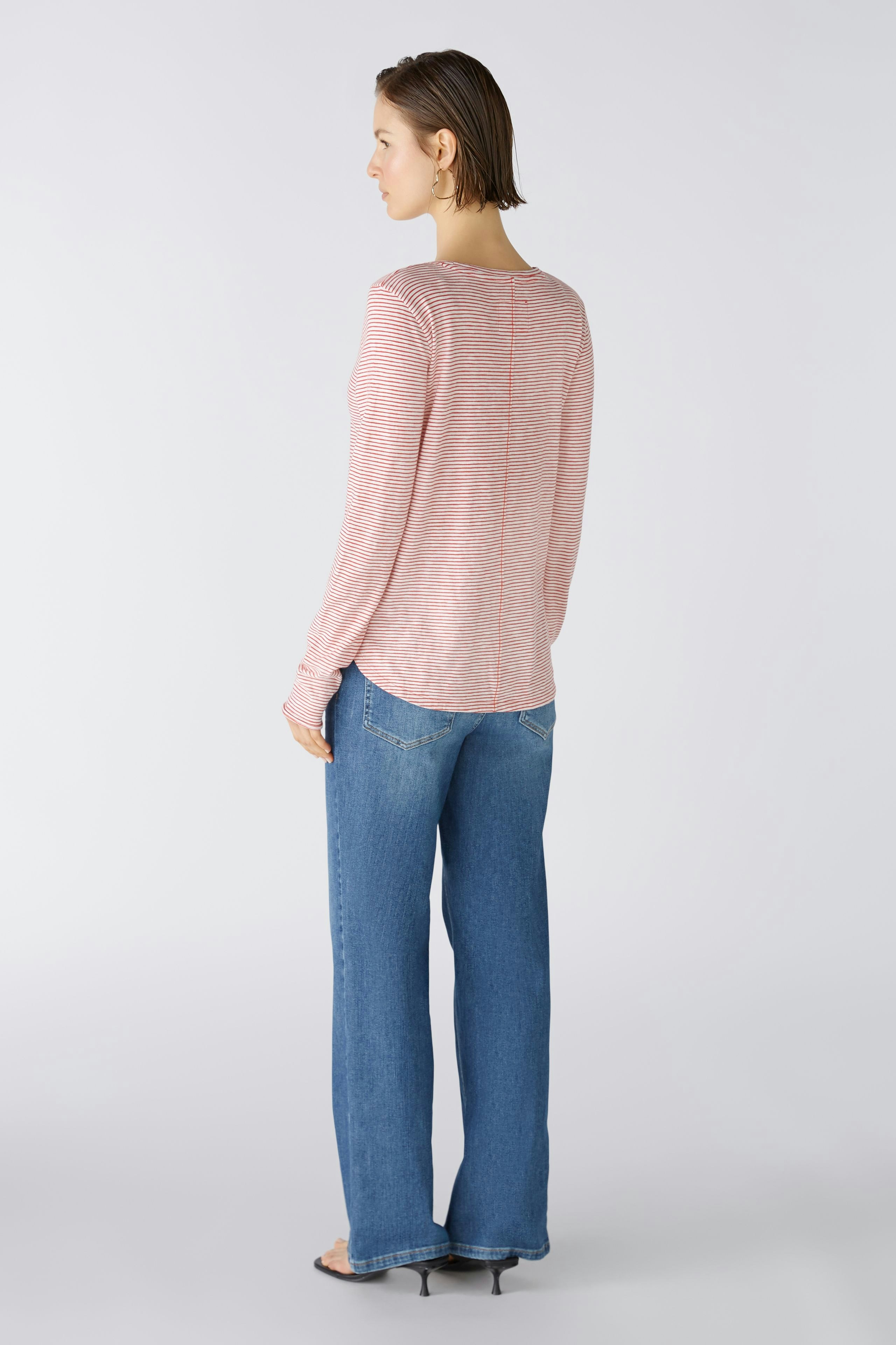 Bild 3 von Langarmshirt - white red in white red | Oui