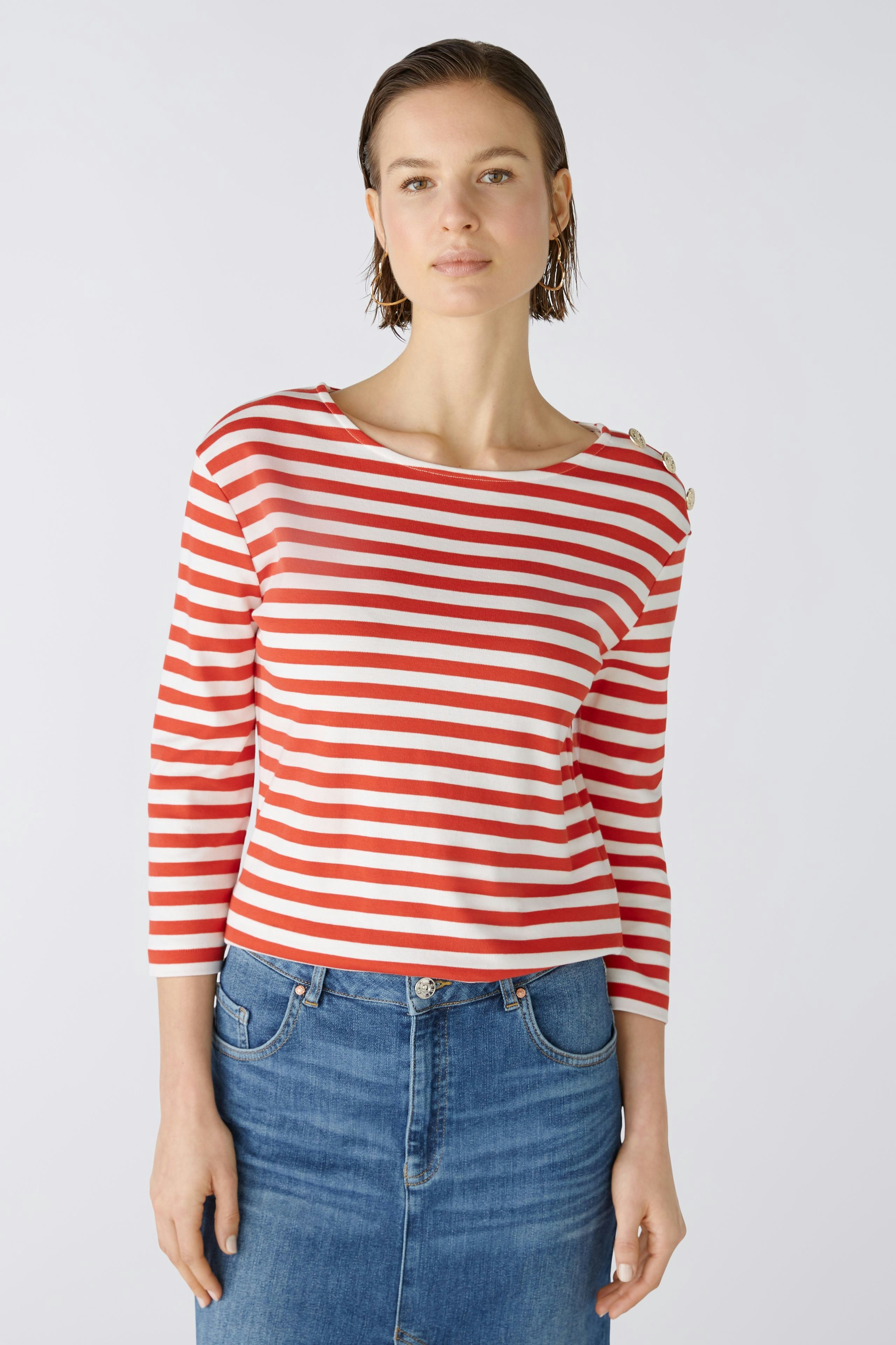 Bild 2 von T-shirt - red white in red white | Oui