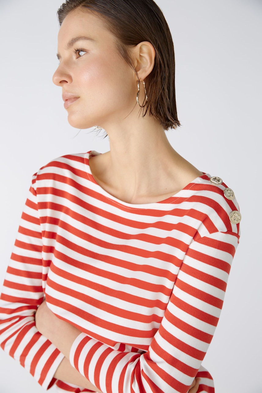 Bild 6 von T-shirt - red white in red white | Oui