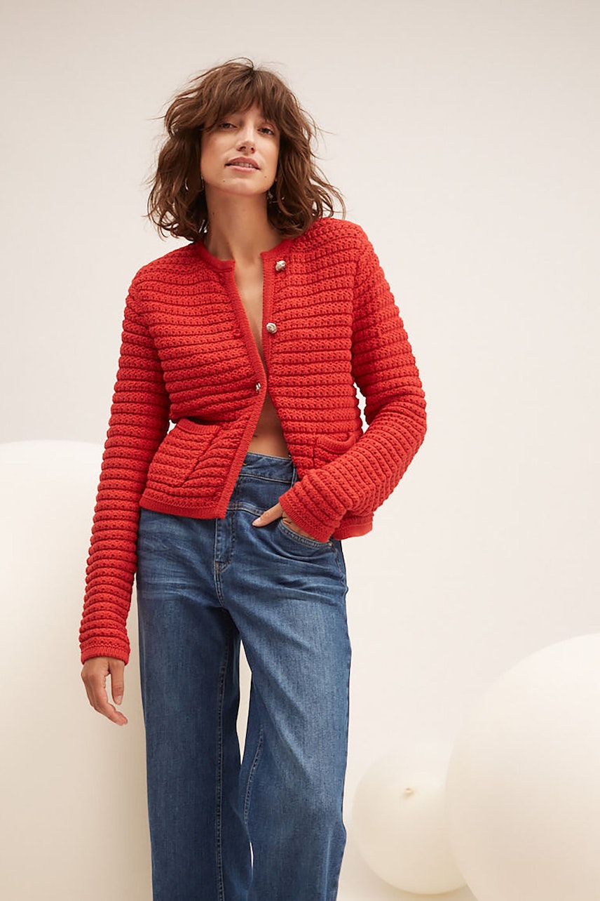 Bild 7 von Cardigan - aura orange in aura orange | Oui