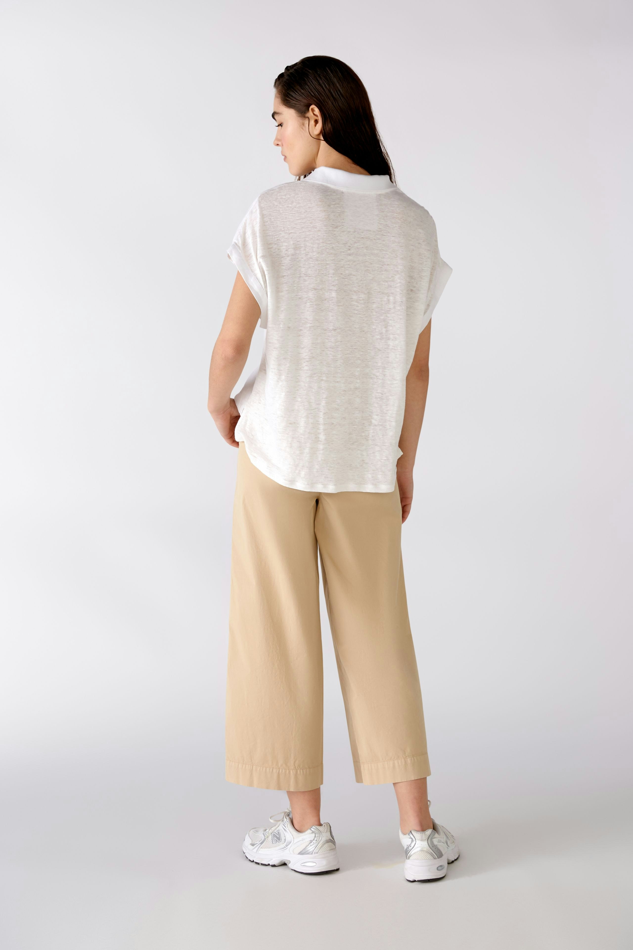 Bild 4 von Linen blouse - optic white in optic white | Oui