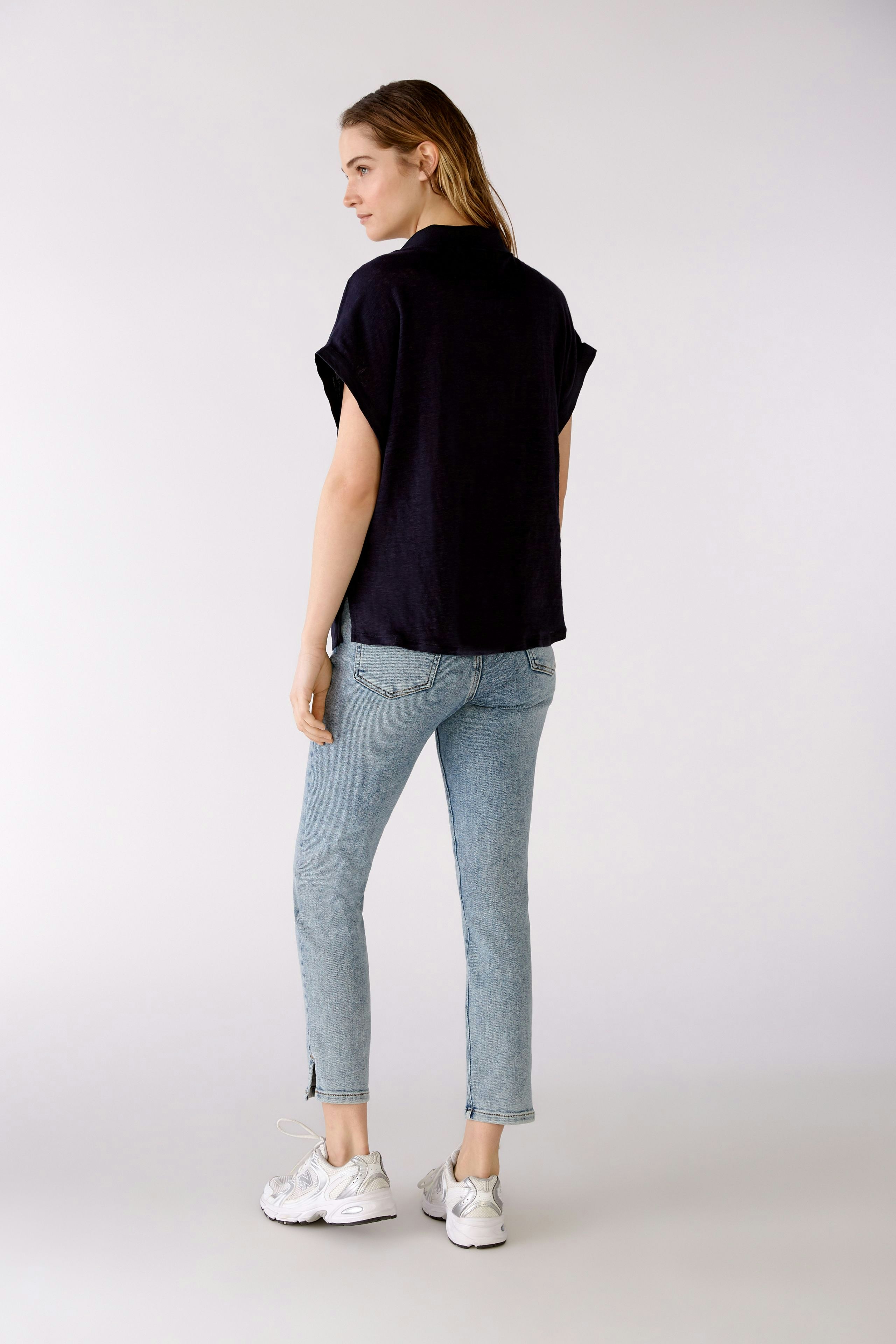 Bild 4 von Linen blouse - darkblue in darkblue | Oui