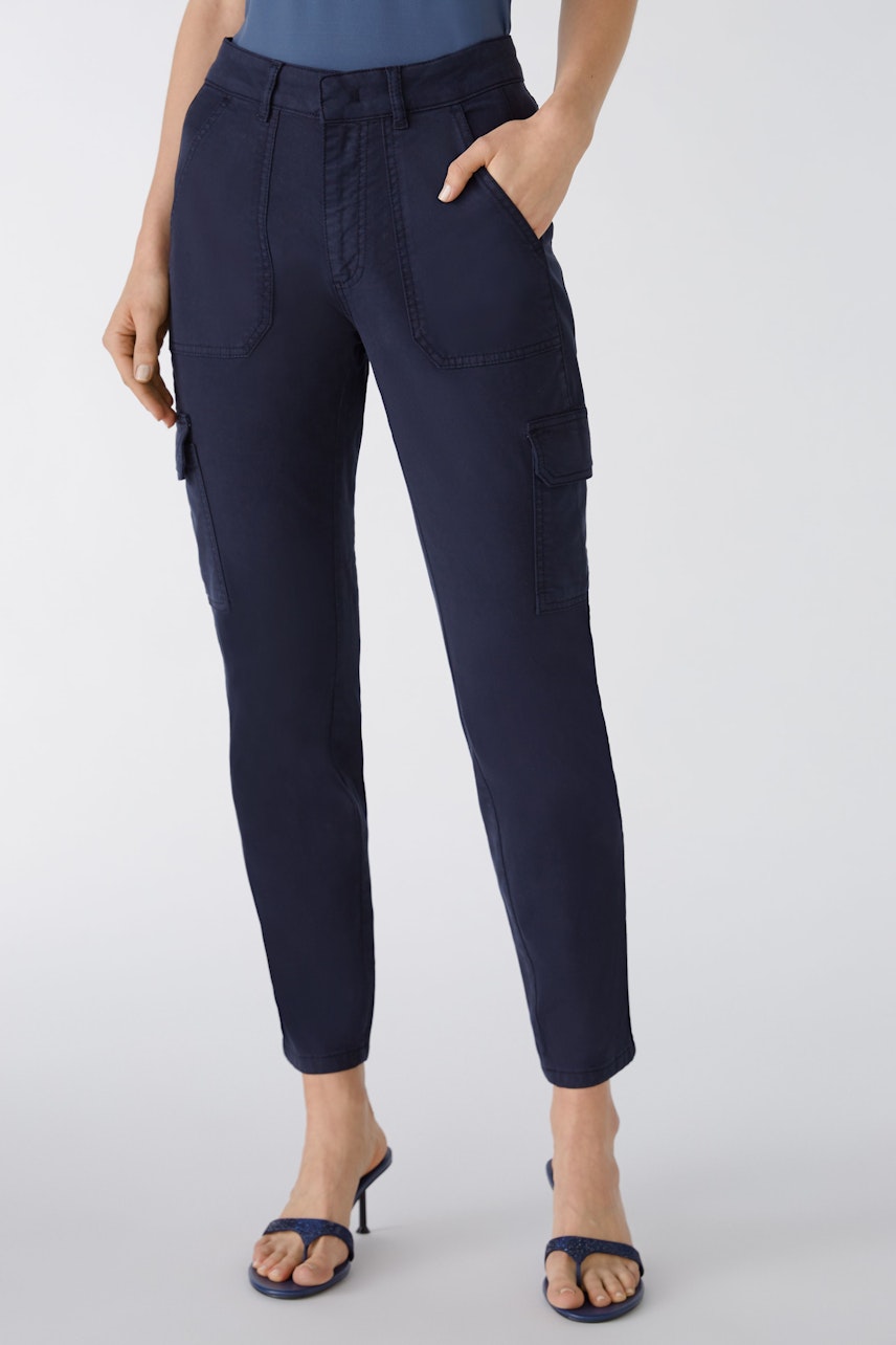 Bild 2 von Cargo trousers - darkblue in darkblue | Oui