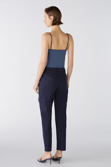 Bild 3 von Cargo trousers - darkblue in darkblue | Oui