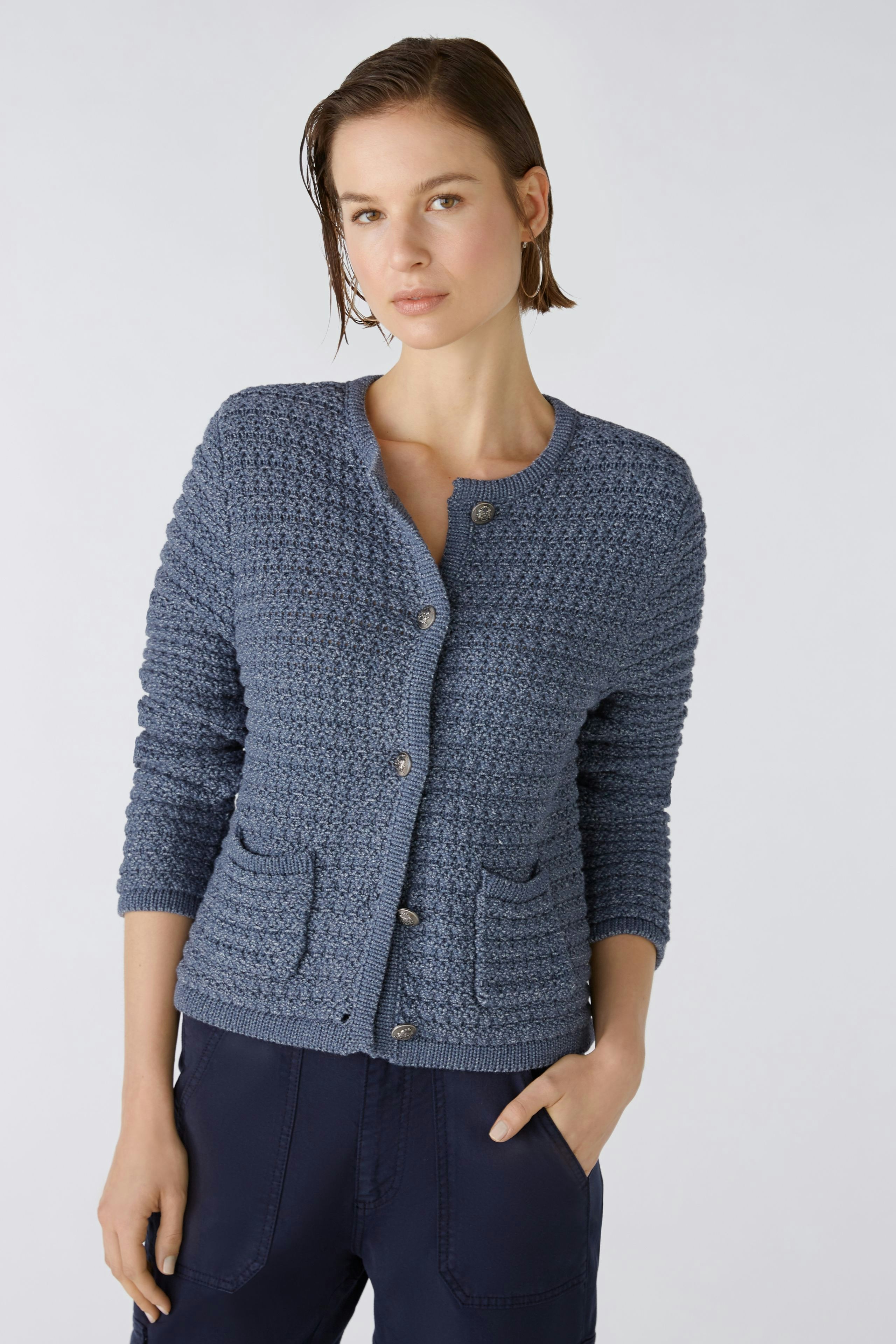 Bild 2 von Strickjacke - vintage indigo in vintage indigo | Oui