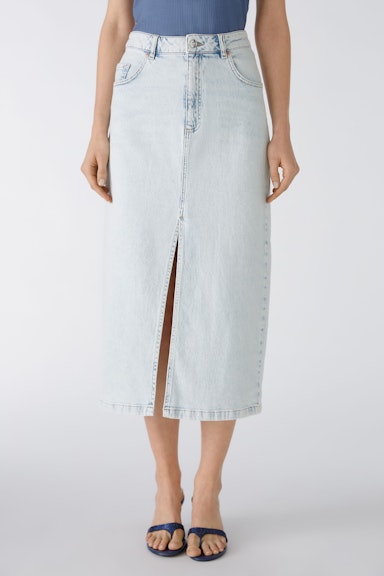 Bild 2 von Denim skirt THE MAXI - blue denim in blue denim | Oui