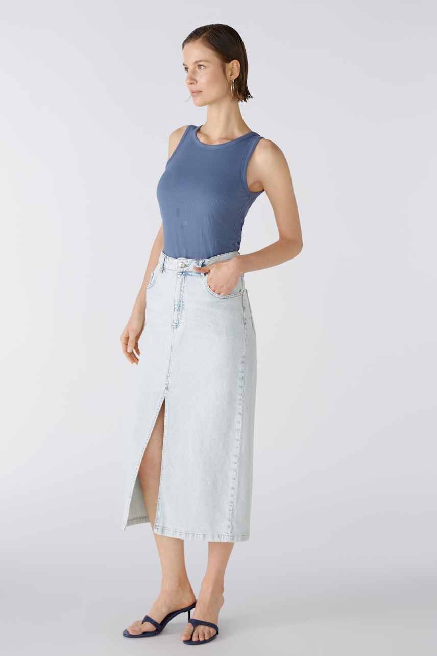 Bild 5 von Jeansrock THE MAXI - blue denim in blue denim | Oui