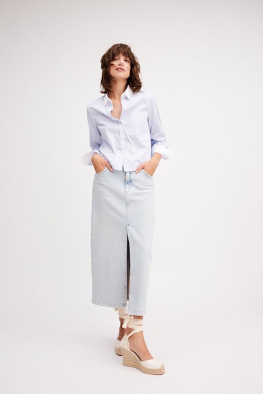 Bild 7 von Denim skirt THE MAXI - blue denim in blue denim | Oui