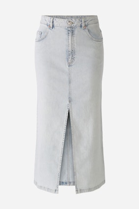 Denim skirt THE MAXI - blue denim