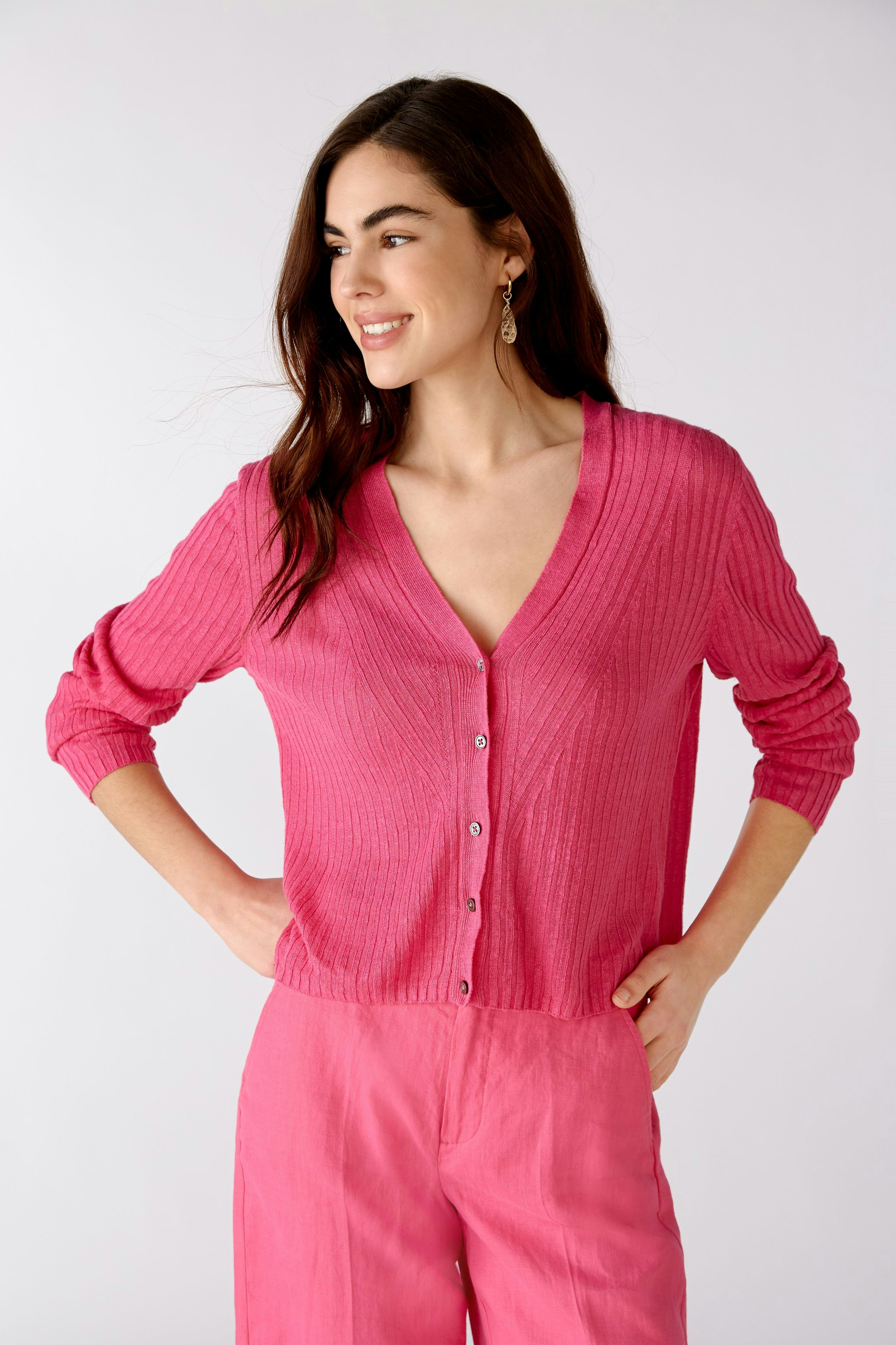 Bild 1 von Strickjacke - fuchsia purple in fuchsia purple | Oui