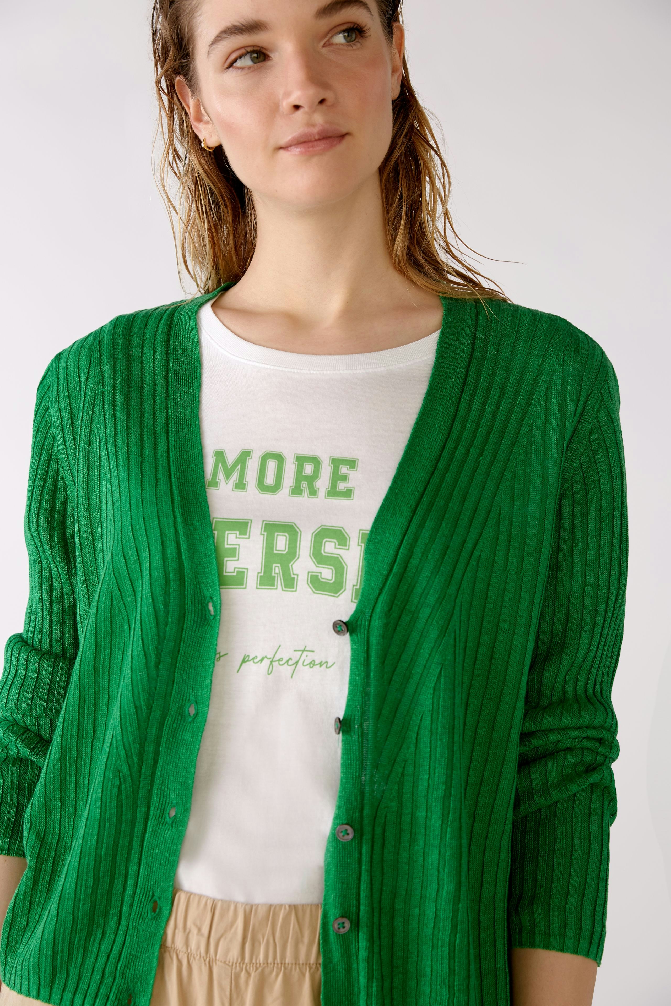 Bild 7 von Strickjacke - fern green in fern green | Oui