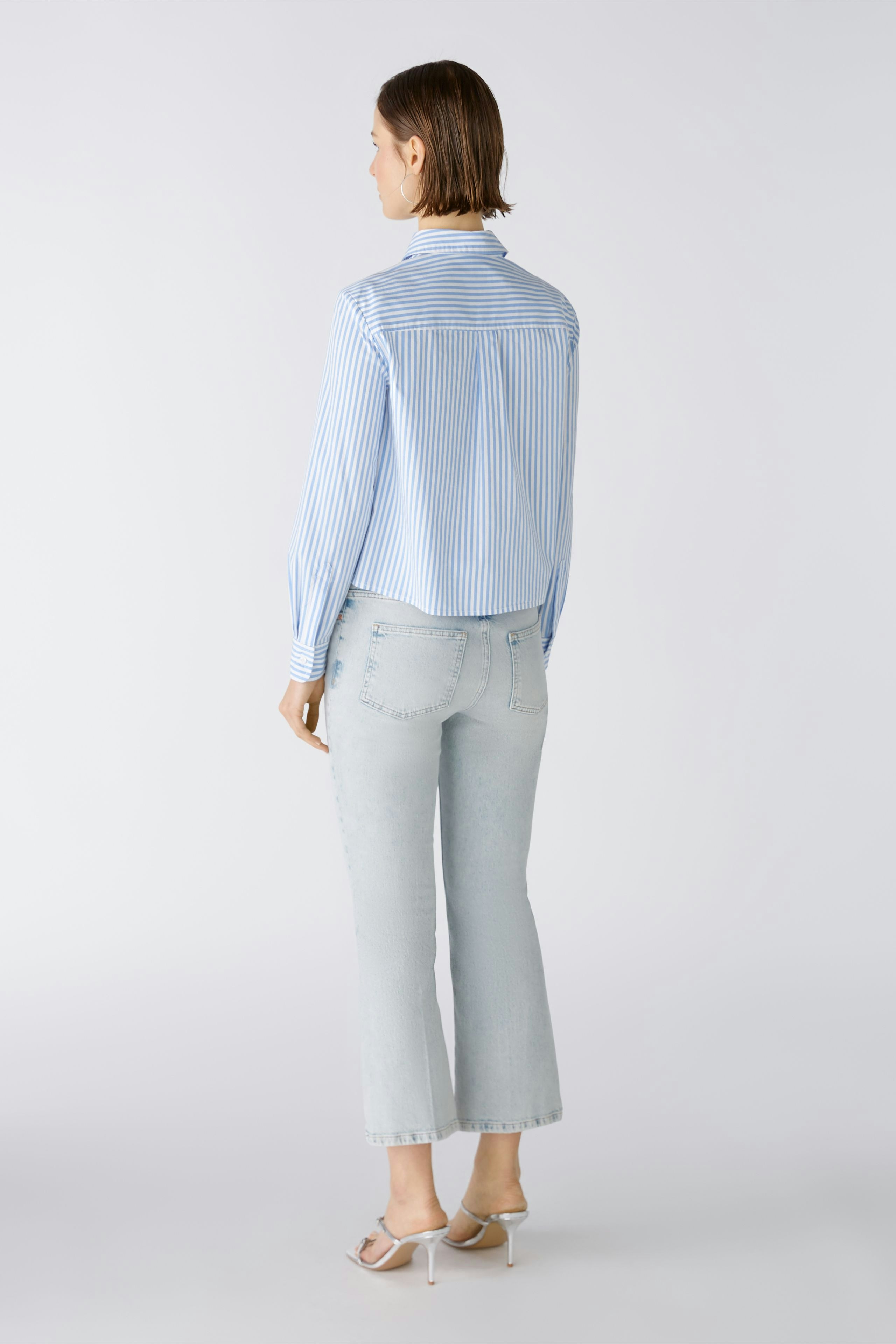 Bild 3 von Shirt blouse - blue white in blue white | Oui