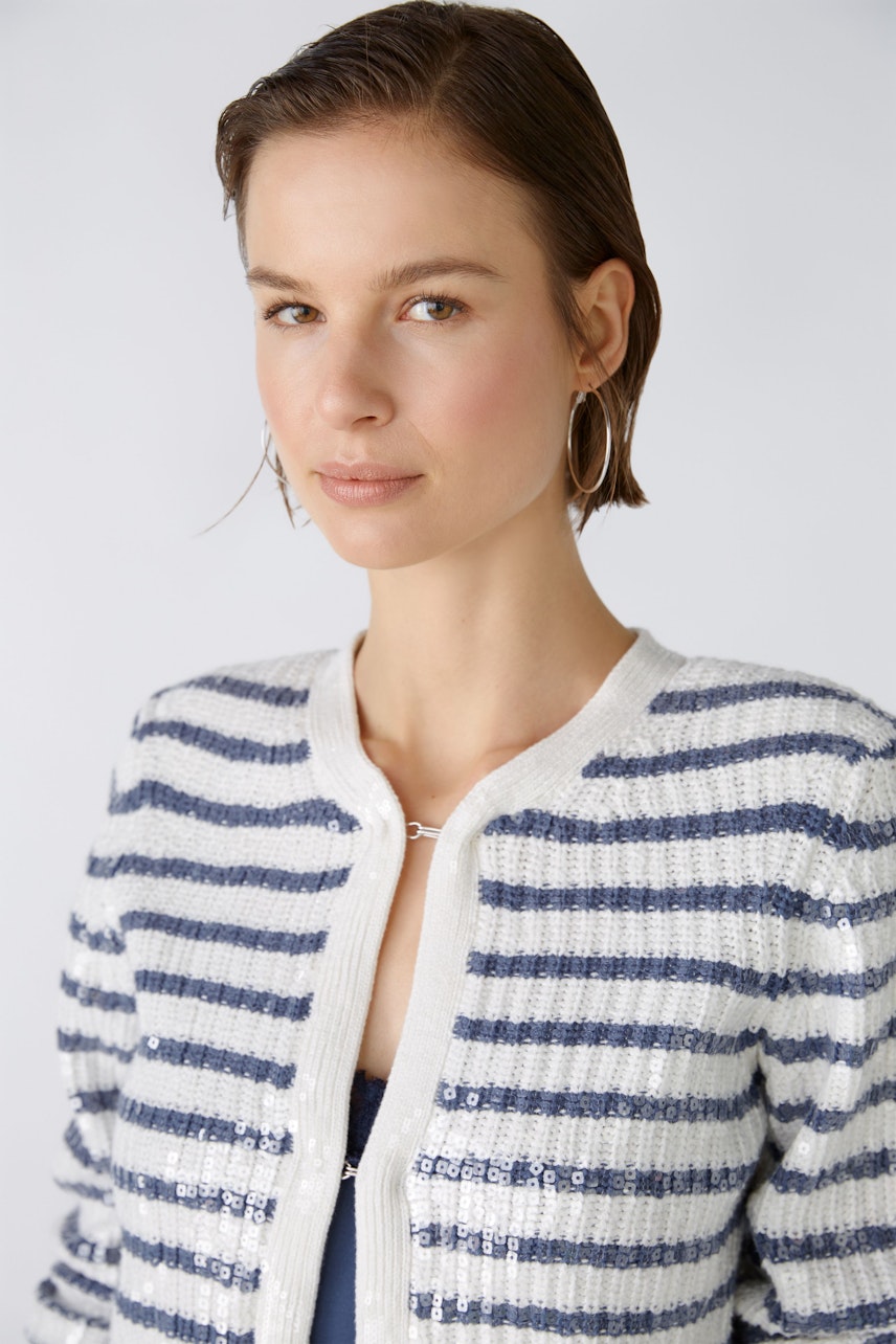 Bild 4 von Cardigan - white blue in white blue | Oui