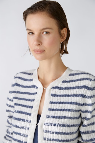 Bild 4 von Cardigan - white blue in white blue | Oui