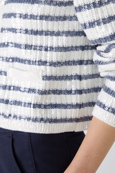 Bild 5 von Cardigan - white blue in white blue | Oui