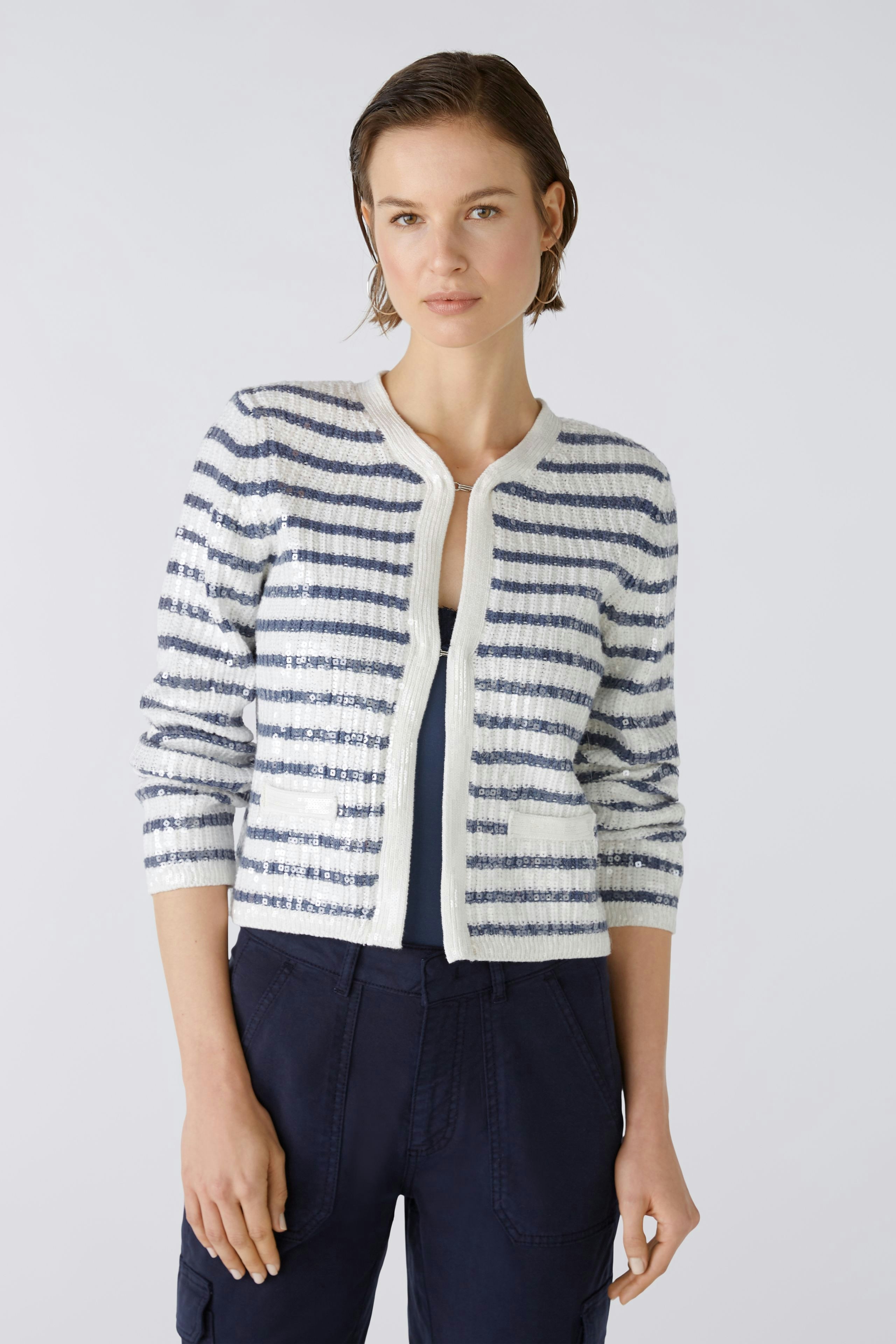 Bild 1 von Strickjacke - white blue in white blue | Oui