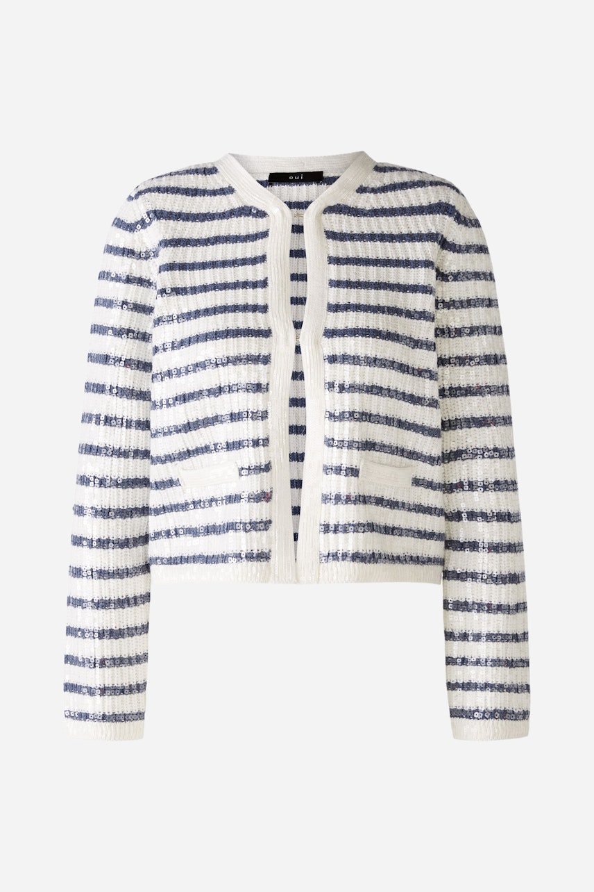 Bild 8 von Cardigan - white blue in white blue | Oui