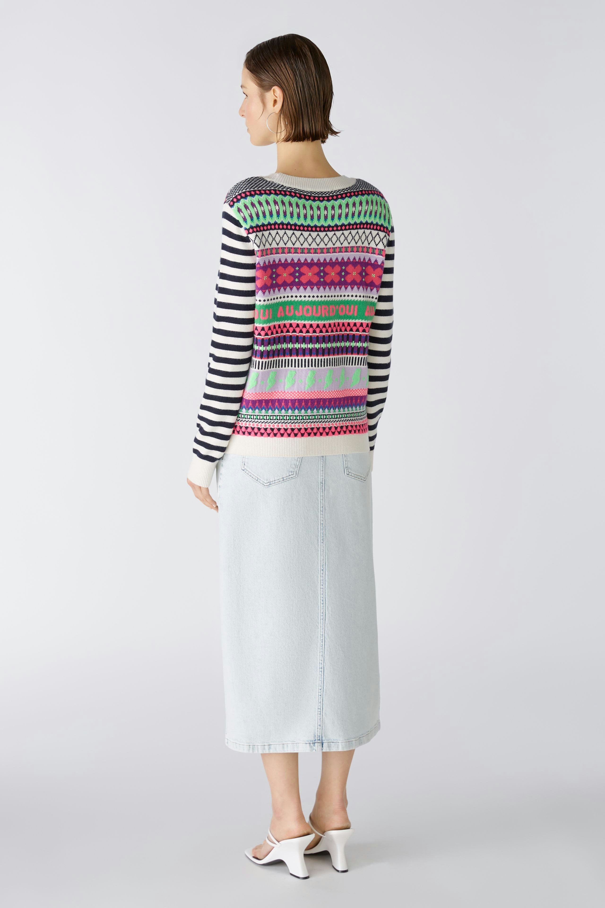 Bild 3 von Pullover - lilac green in lilac green | Oui