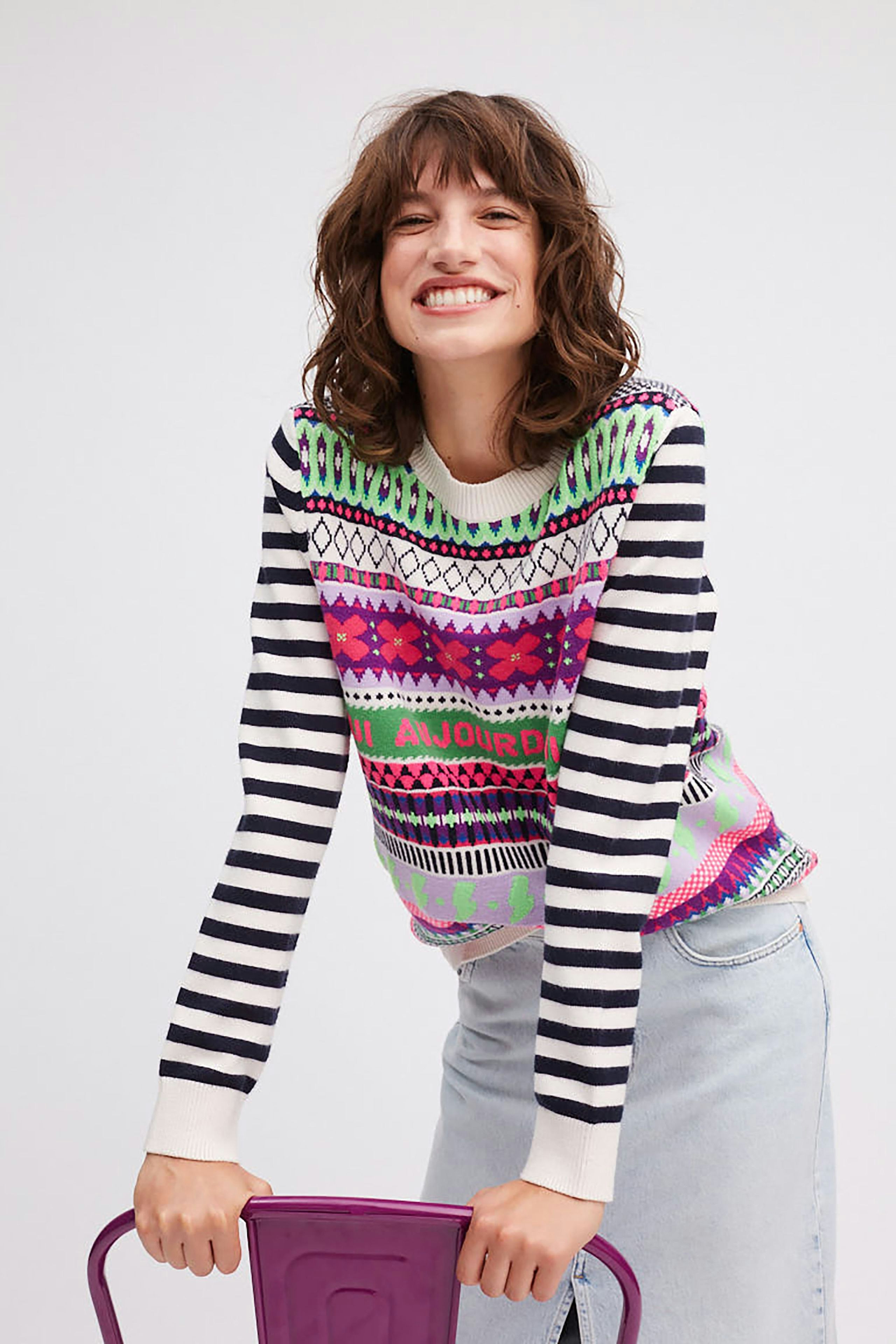 Bild 6 von Pullover - lilac green in lilac green | Oui